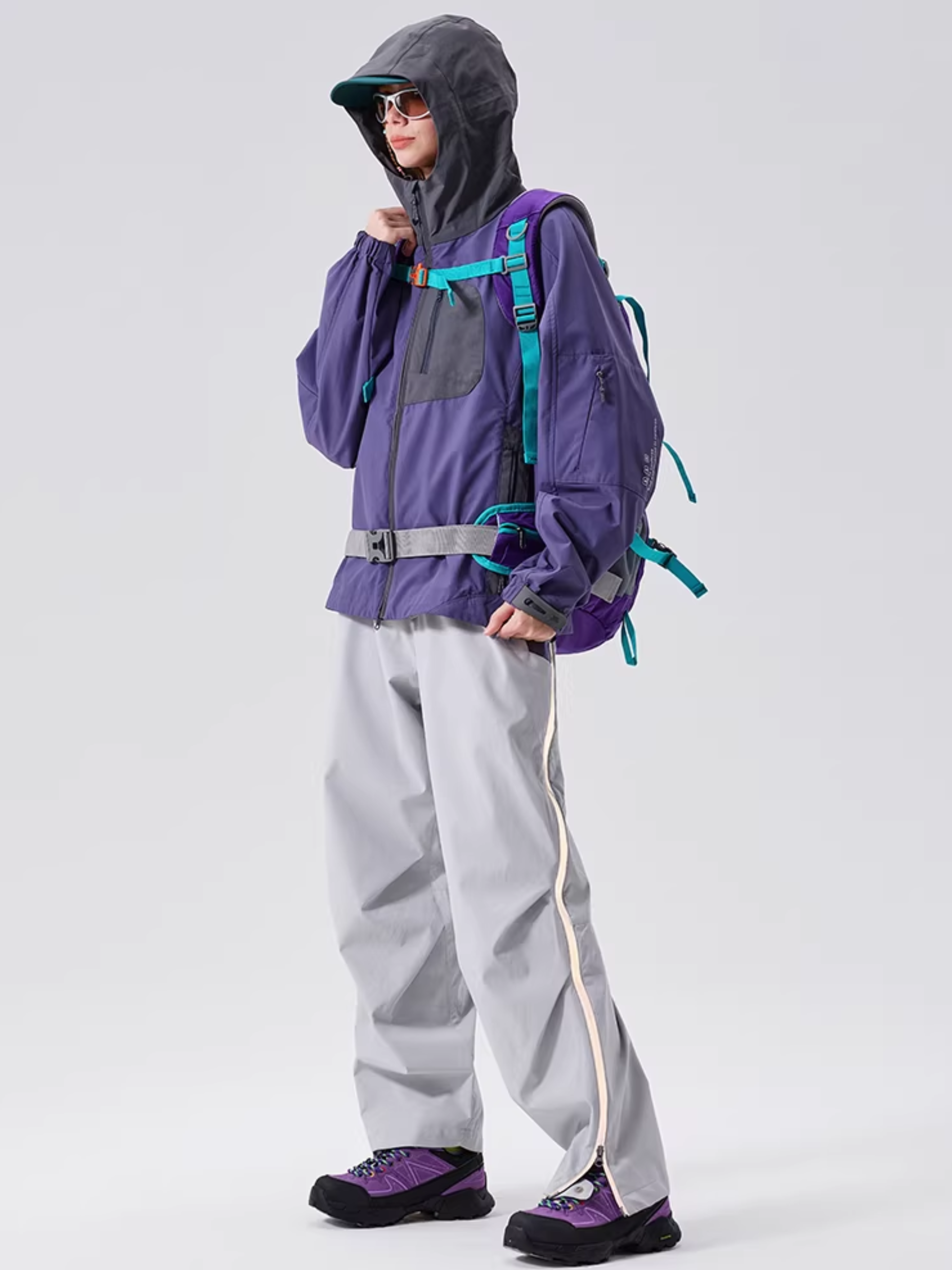 CougarSet - Unisex Lightweight 10K Waterproof Technical Hard Shell Jacket