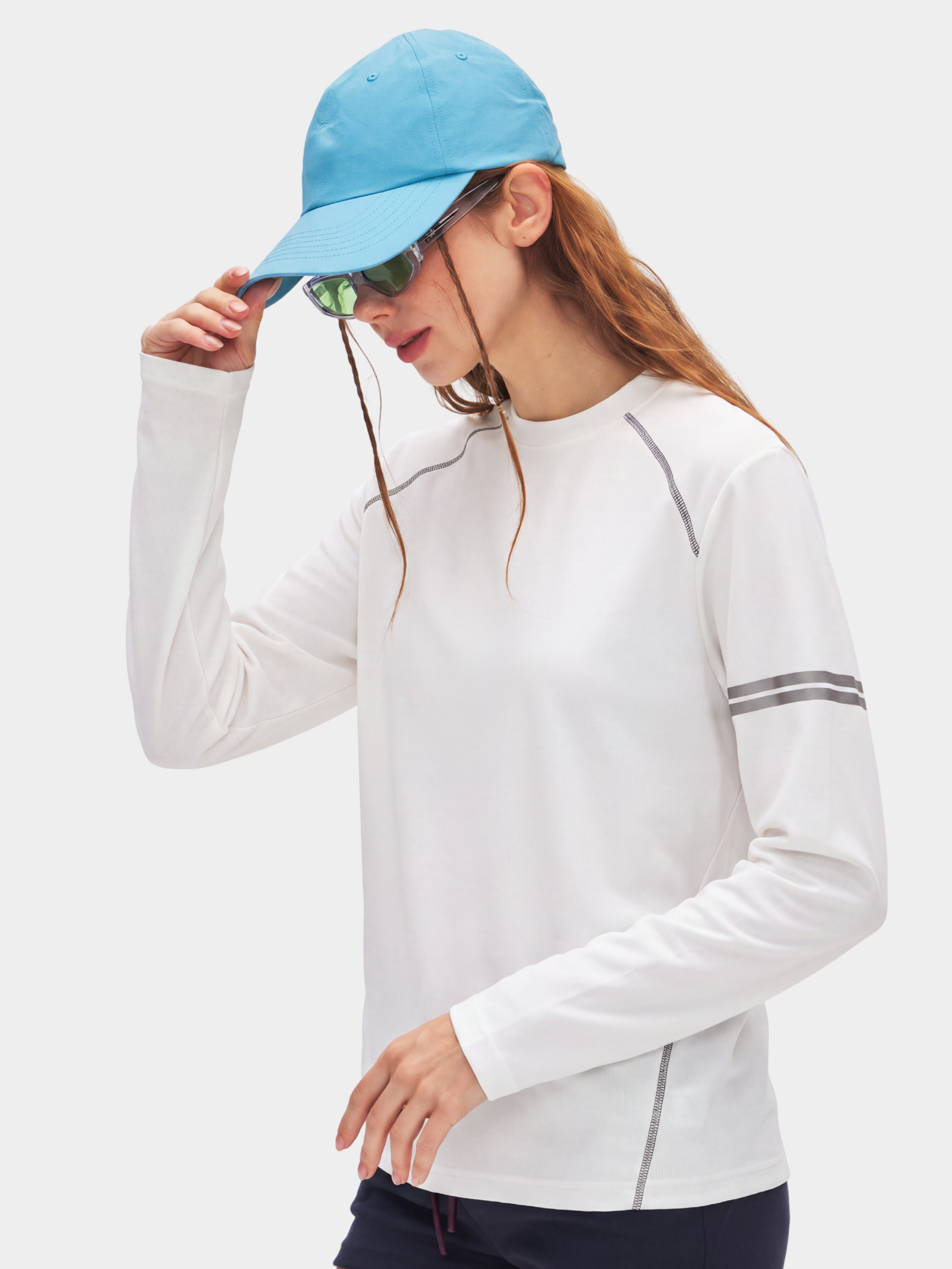 QuietMove - Unisex Crew Neck Long Sleeve Athletic T-Shirt