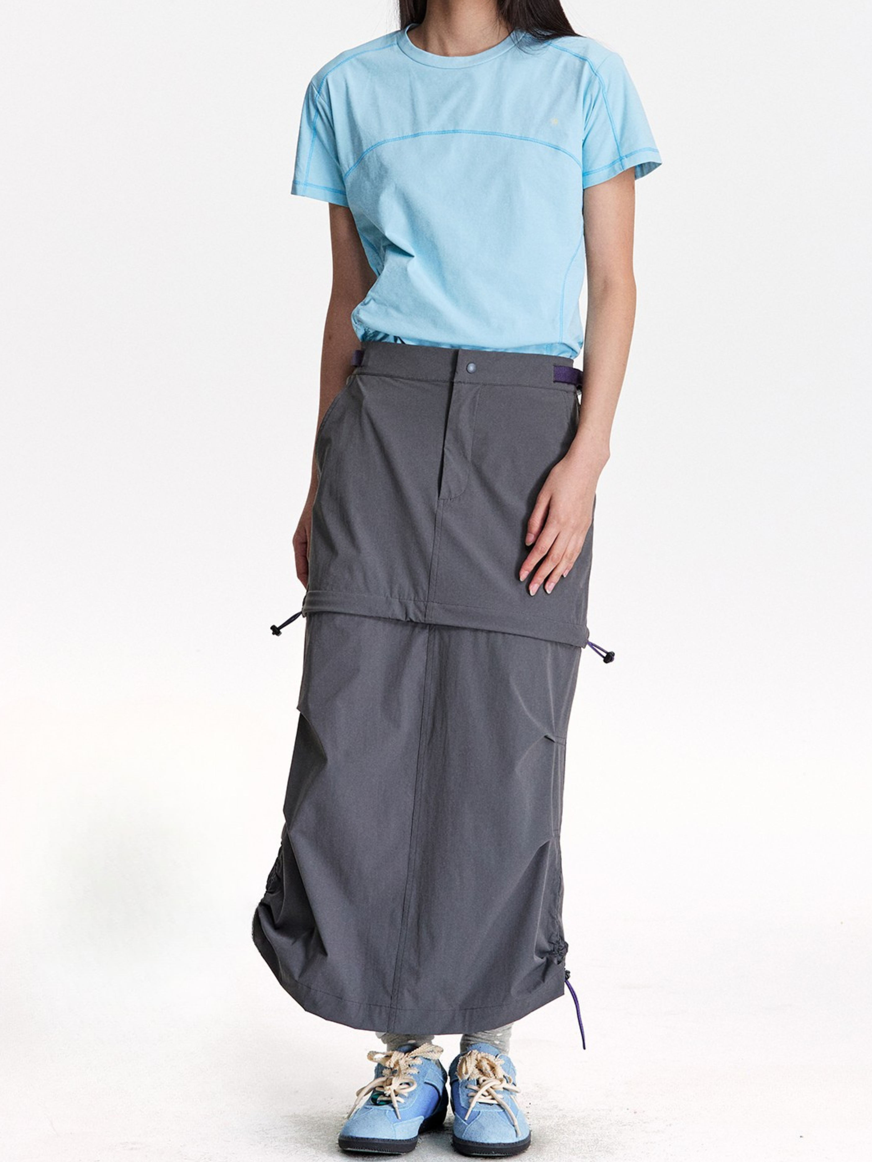 Emberfield - Women's Water-Repellent Detachable-Hem Utility Skirt