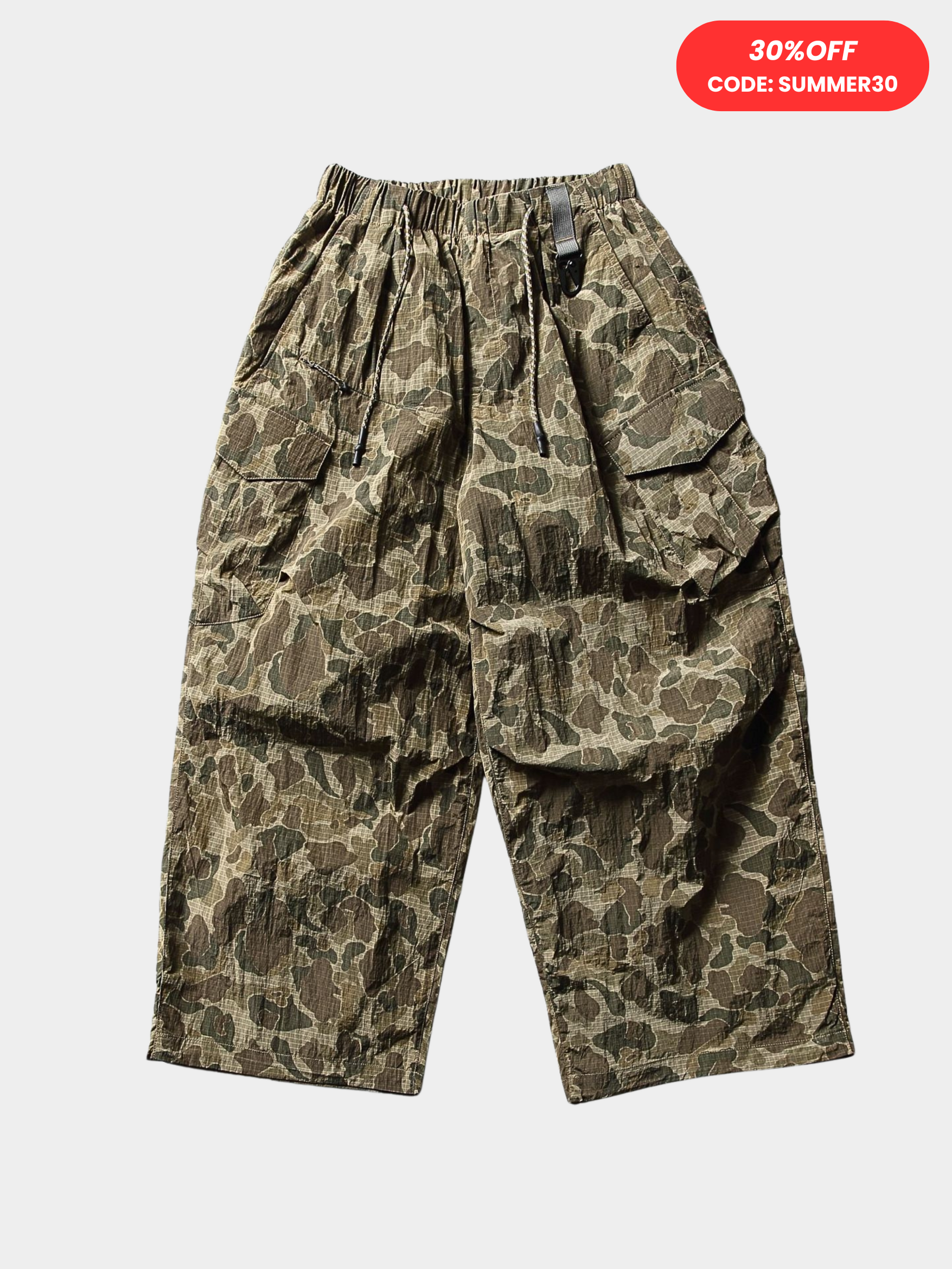 EagleMode - Unisex Ultra-Loose Tech Camo Paratrooper Pants