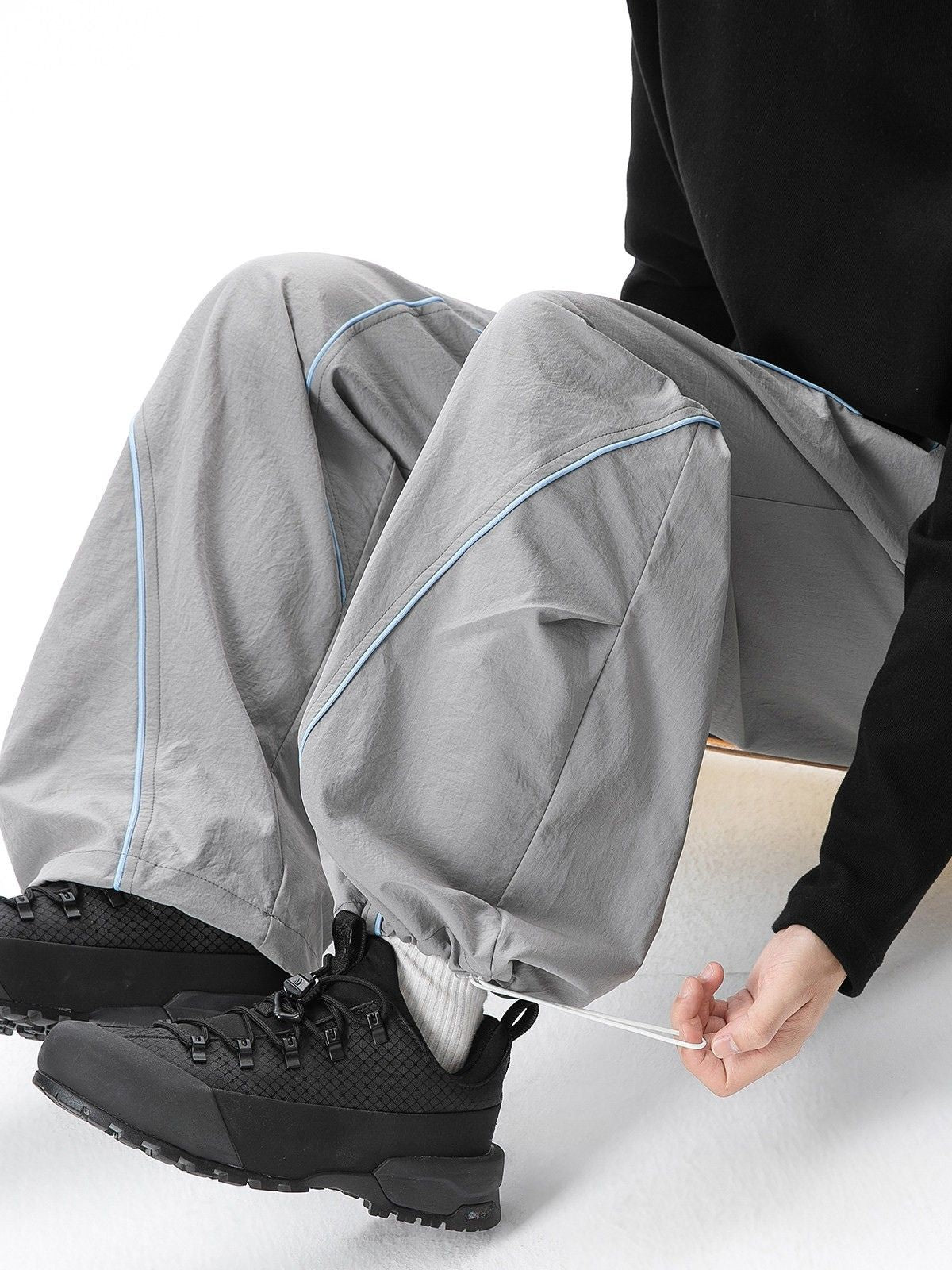 Crossridge - Unisex Water-Repellent Color-Block Paratrooper Pants