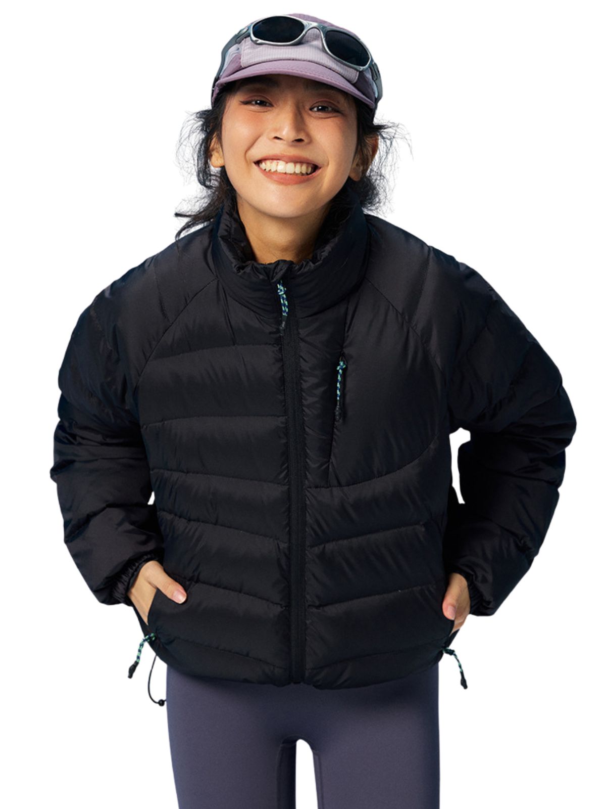 EchoShade - Lightweight 90% White Duck Down Cropped Jacket