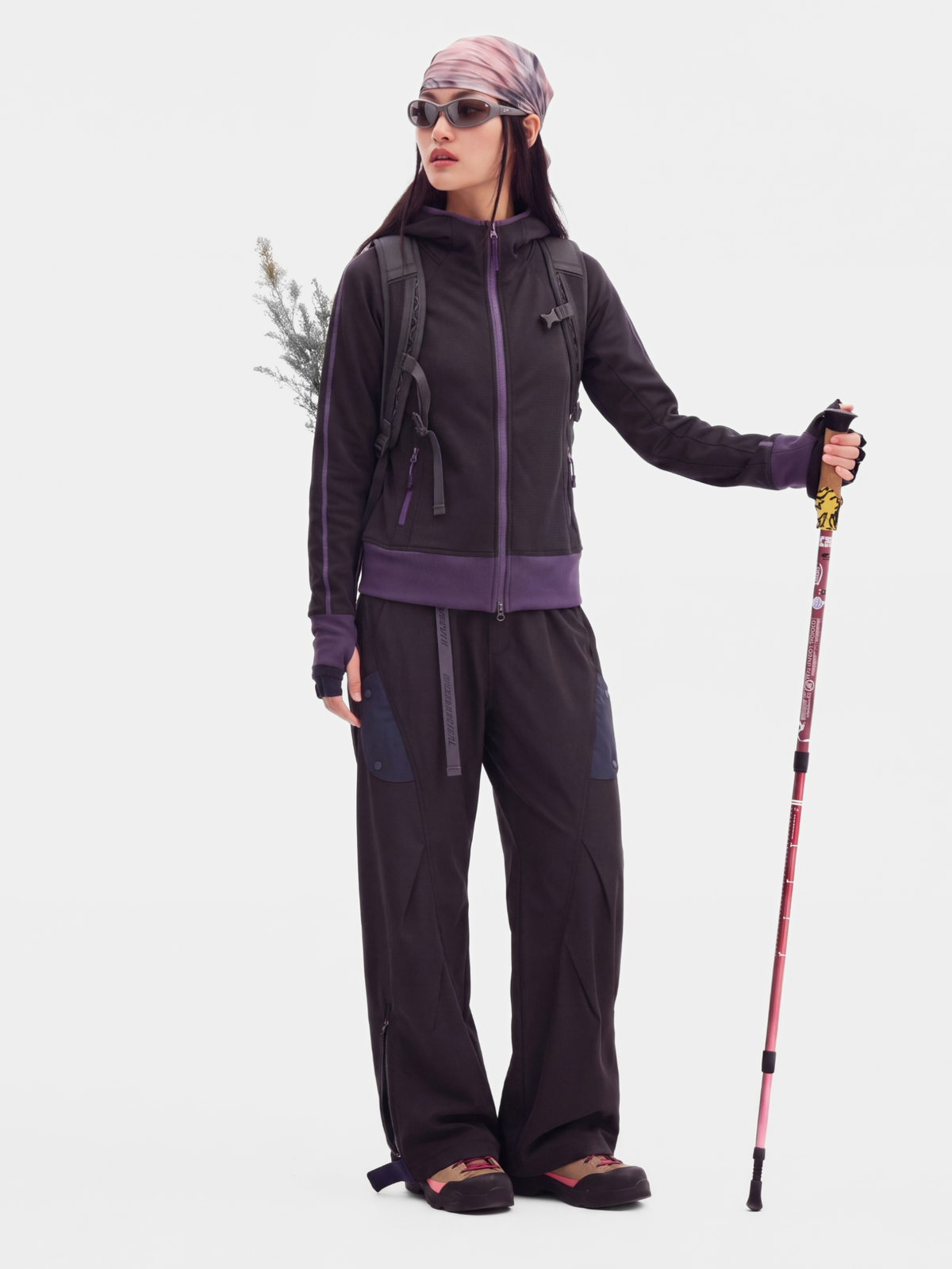 FluffGlide - Women's Breathable Stretch Grid Fleece Jacket