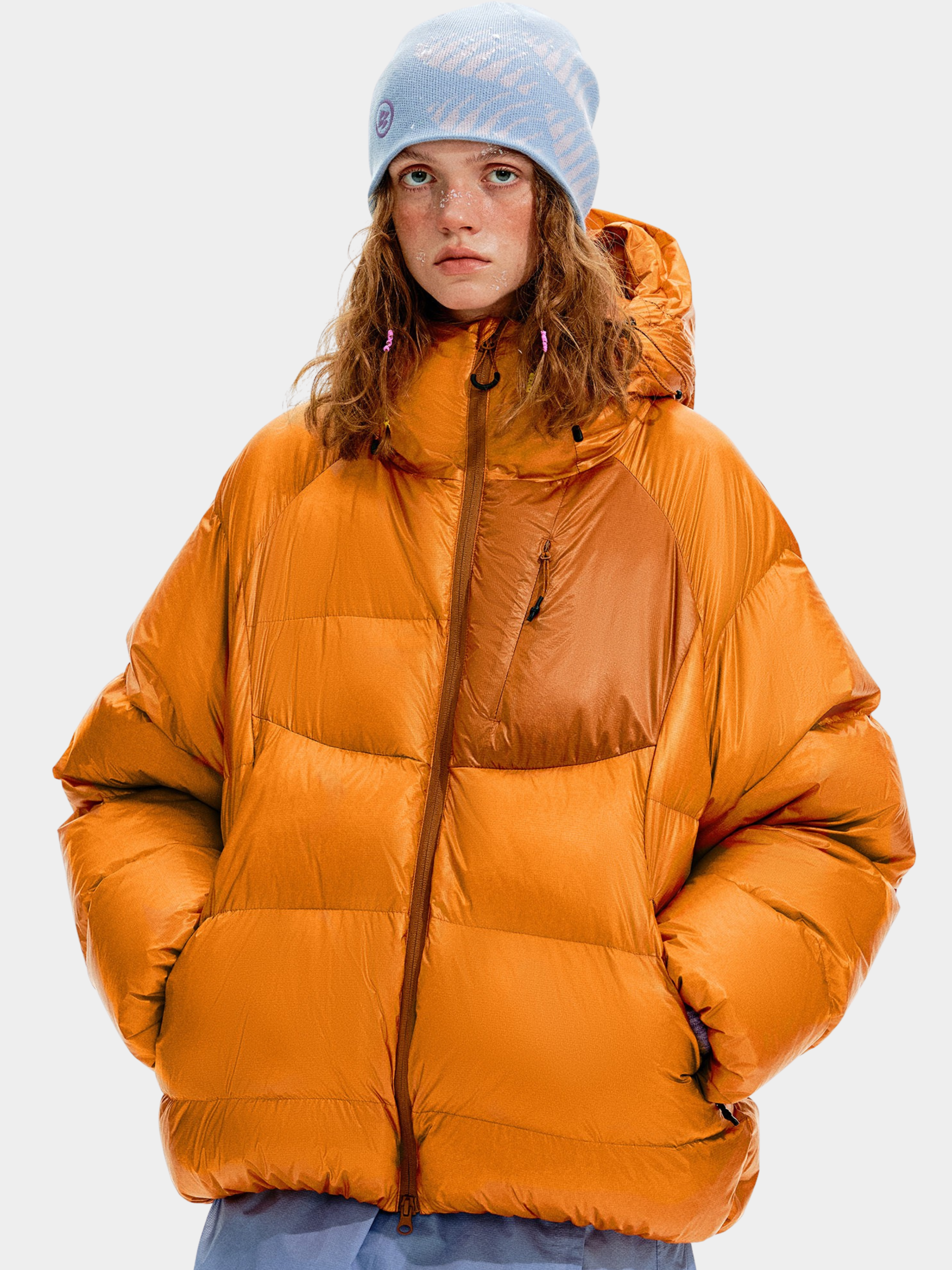 Embertrail - Unisex 800FP 90% White Duck Down Water-Repellent Hooded Jacket