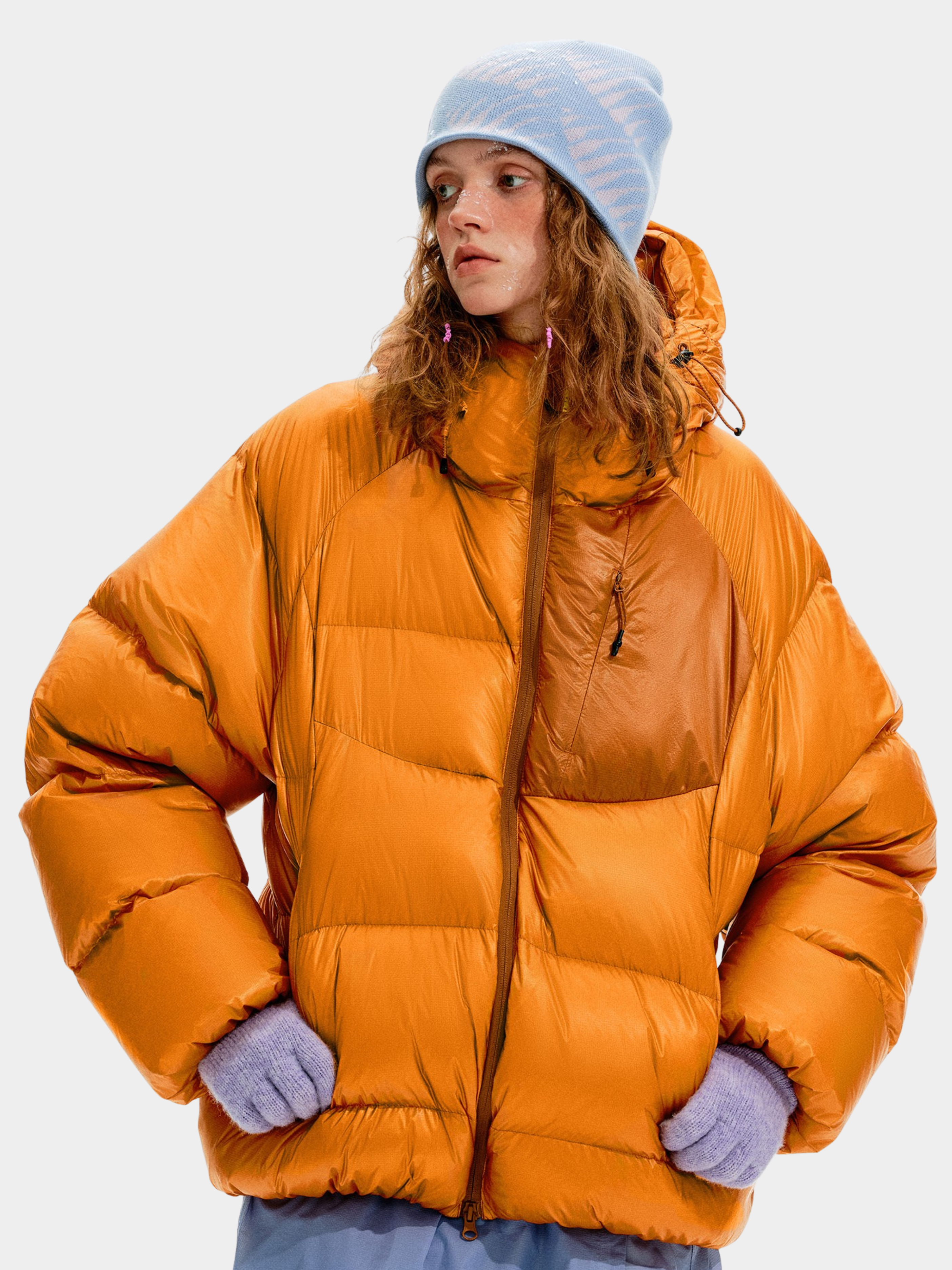 Embertrail - Unisex 800FP 90% White Duck Down Water-Repellent Hooded Jacket