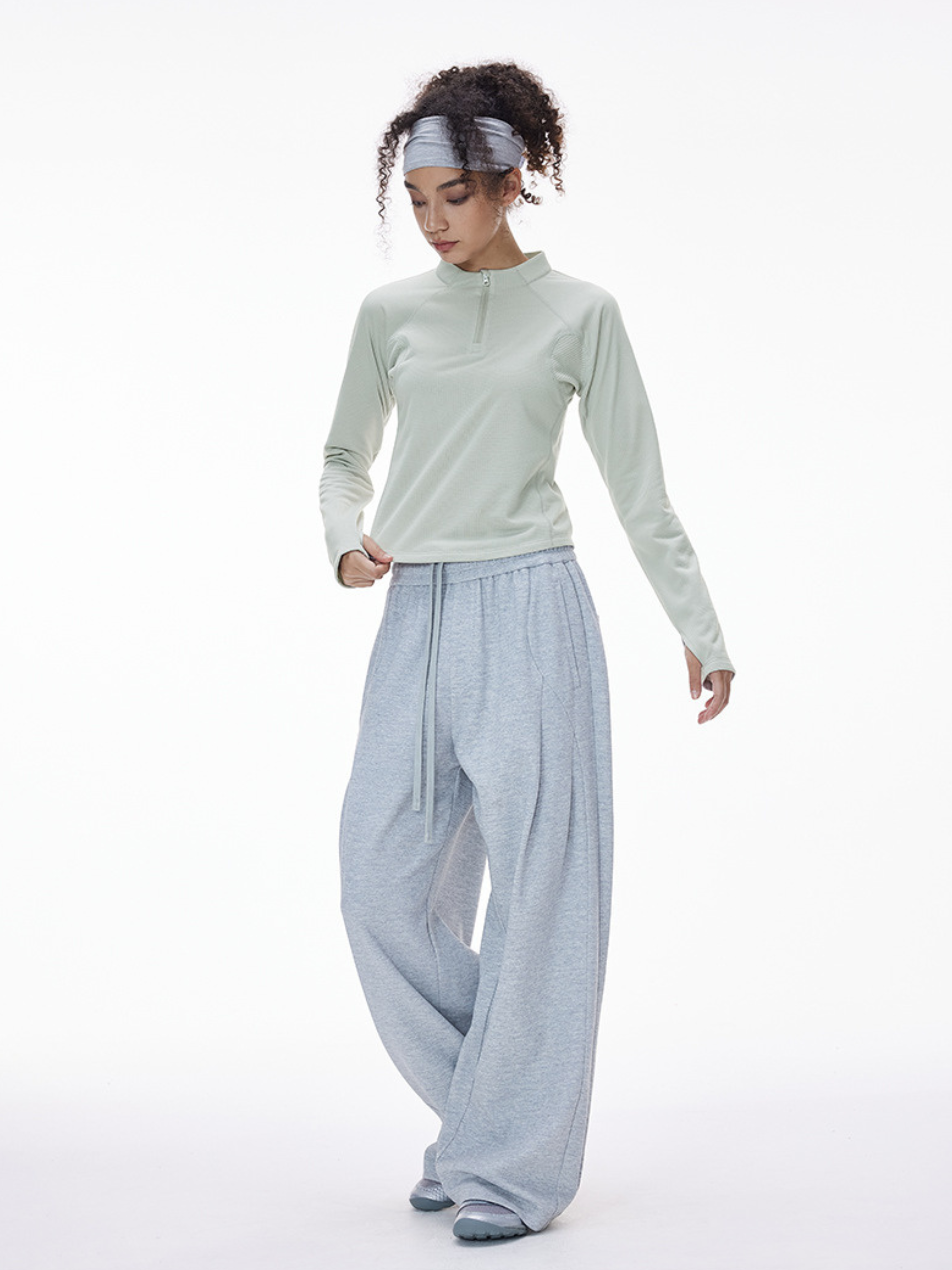 Shadowfern - Lightweight Thermal Half-Zip Sweatshirt