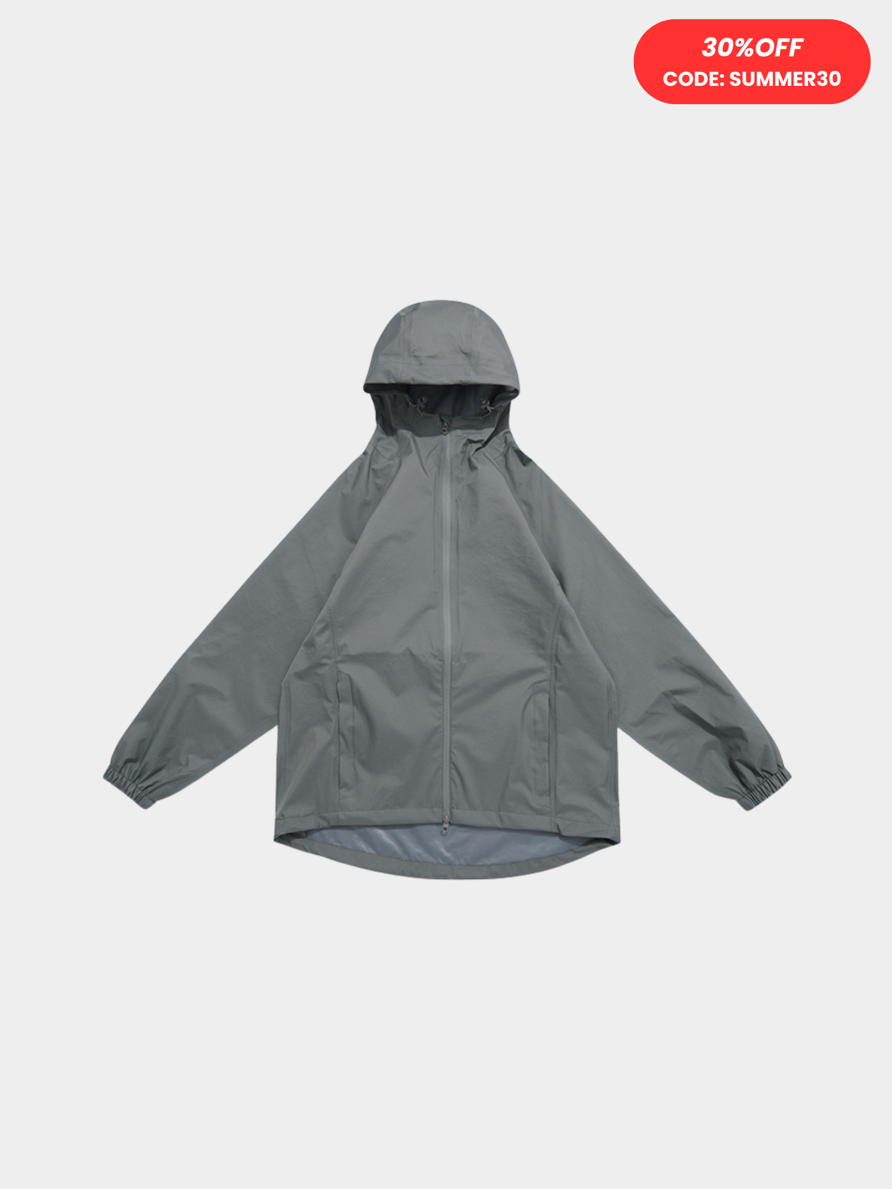 AshMode - Unisex Lightweight 3-Layer Hard Shell Jacket