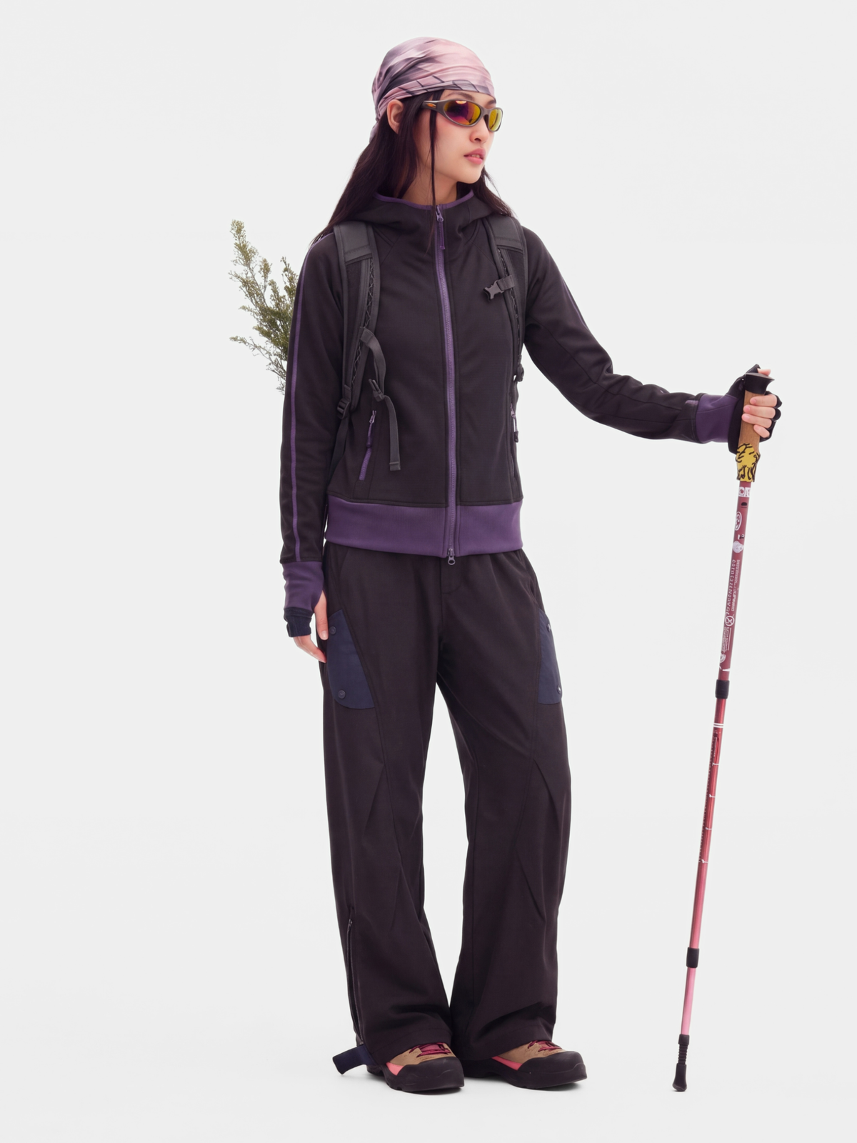 FluffGlide - Women's Breathable Stretch Grid Fleece Jacket