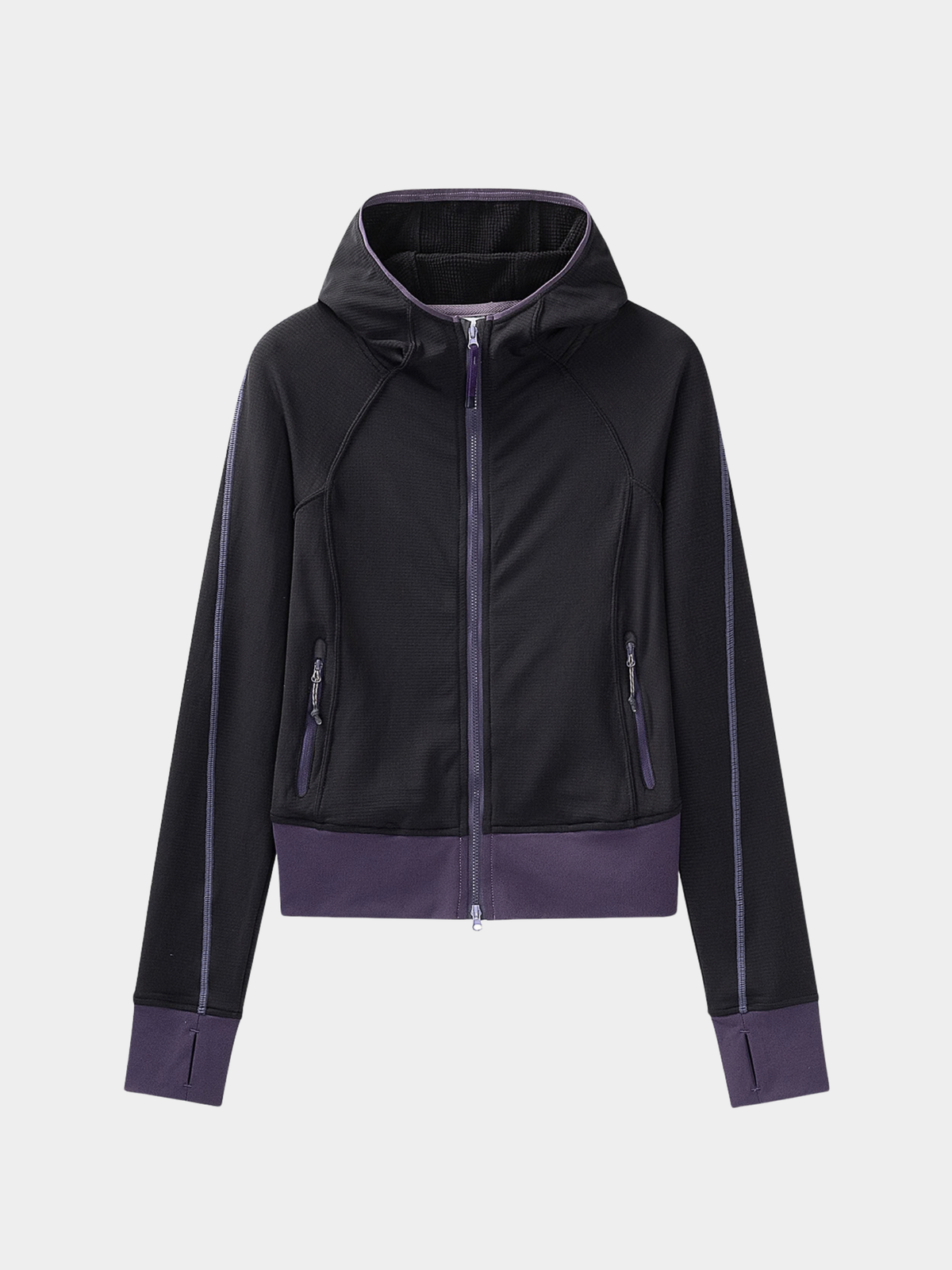 FluffGlide - Women's Breathable Stretch Grid Fleece Jacket