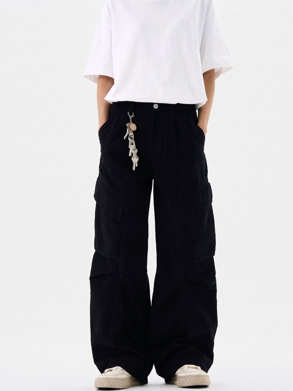 WideDrift - Abrasion-Resistant Multi-Pocket Cotton Cargo Pants