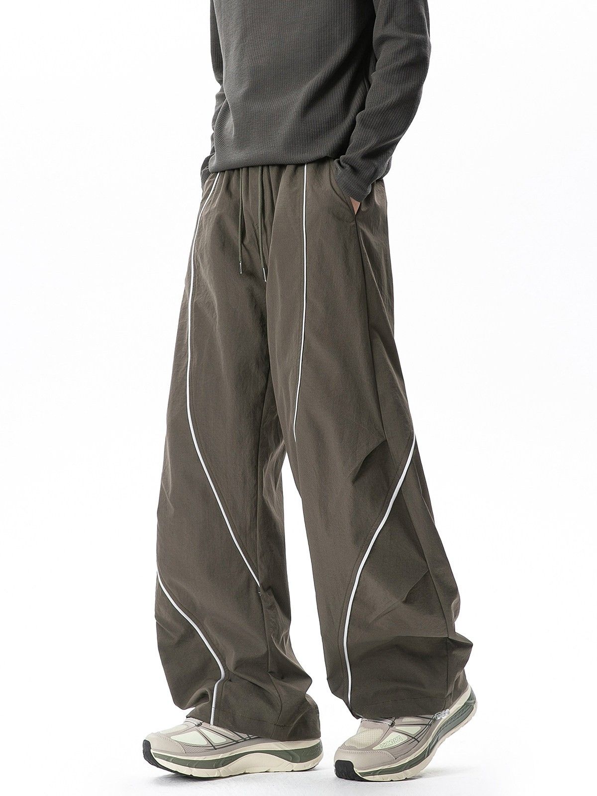 Crossridge - Unisex Water-Repellent Color-Block Paratrooper Pants