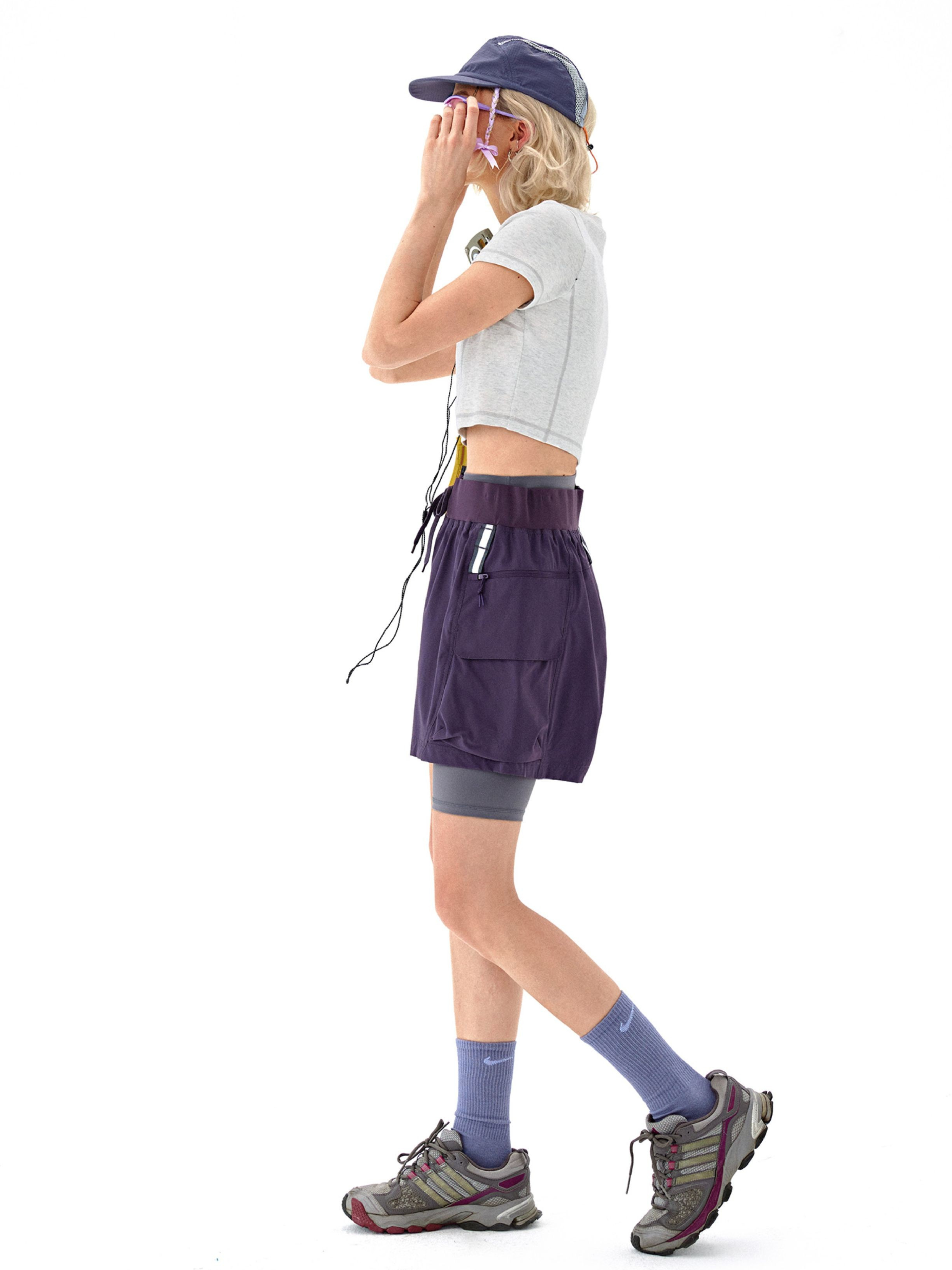 Cougarnest - Women's Drawstring Reflective Quick-Dry Shorts