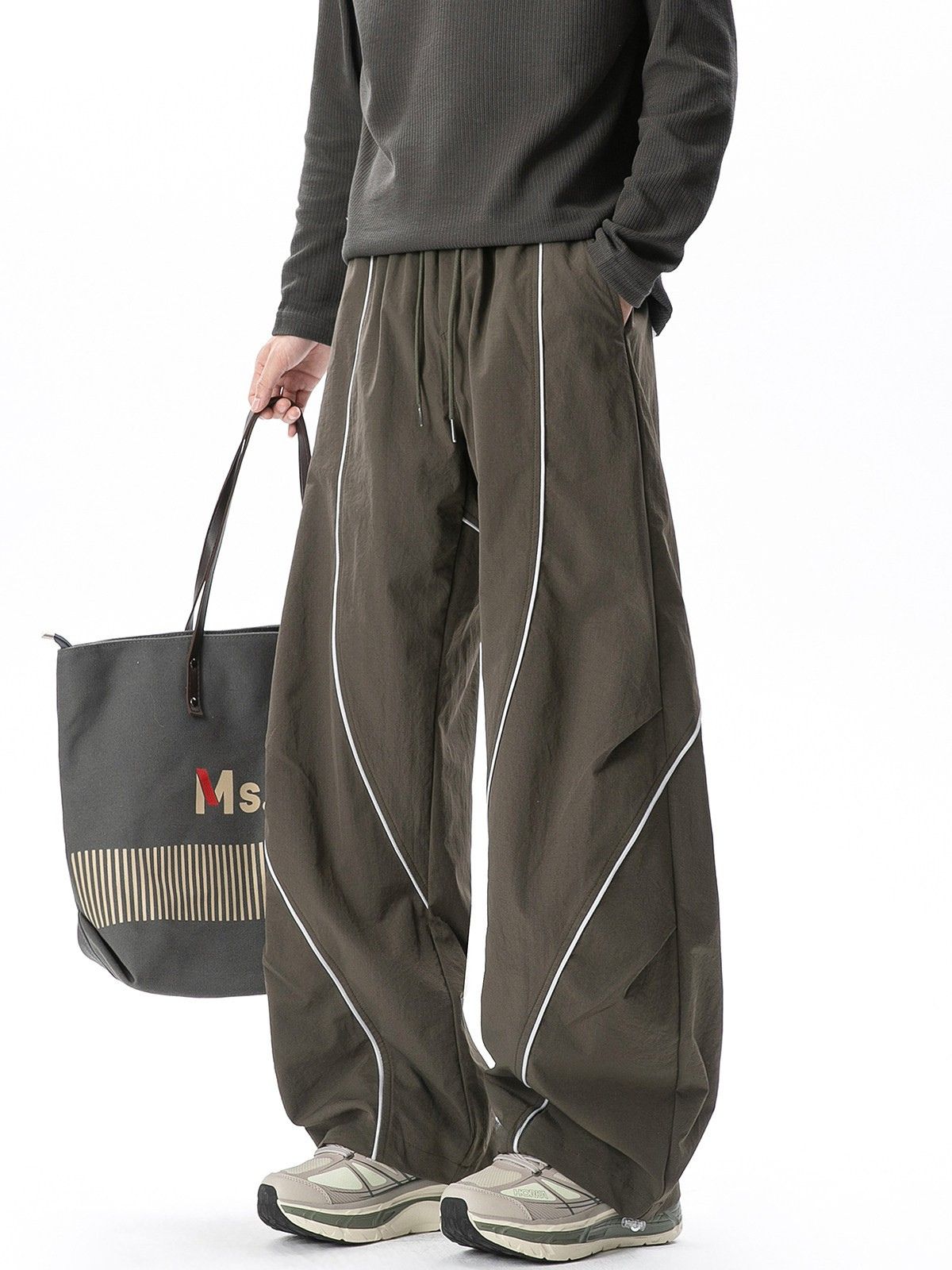 Crossridge - Unisex Water-Repellent Color-Block Paratrooper Pants