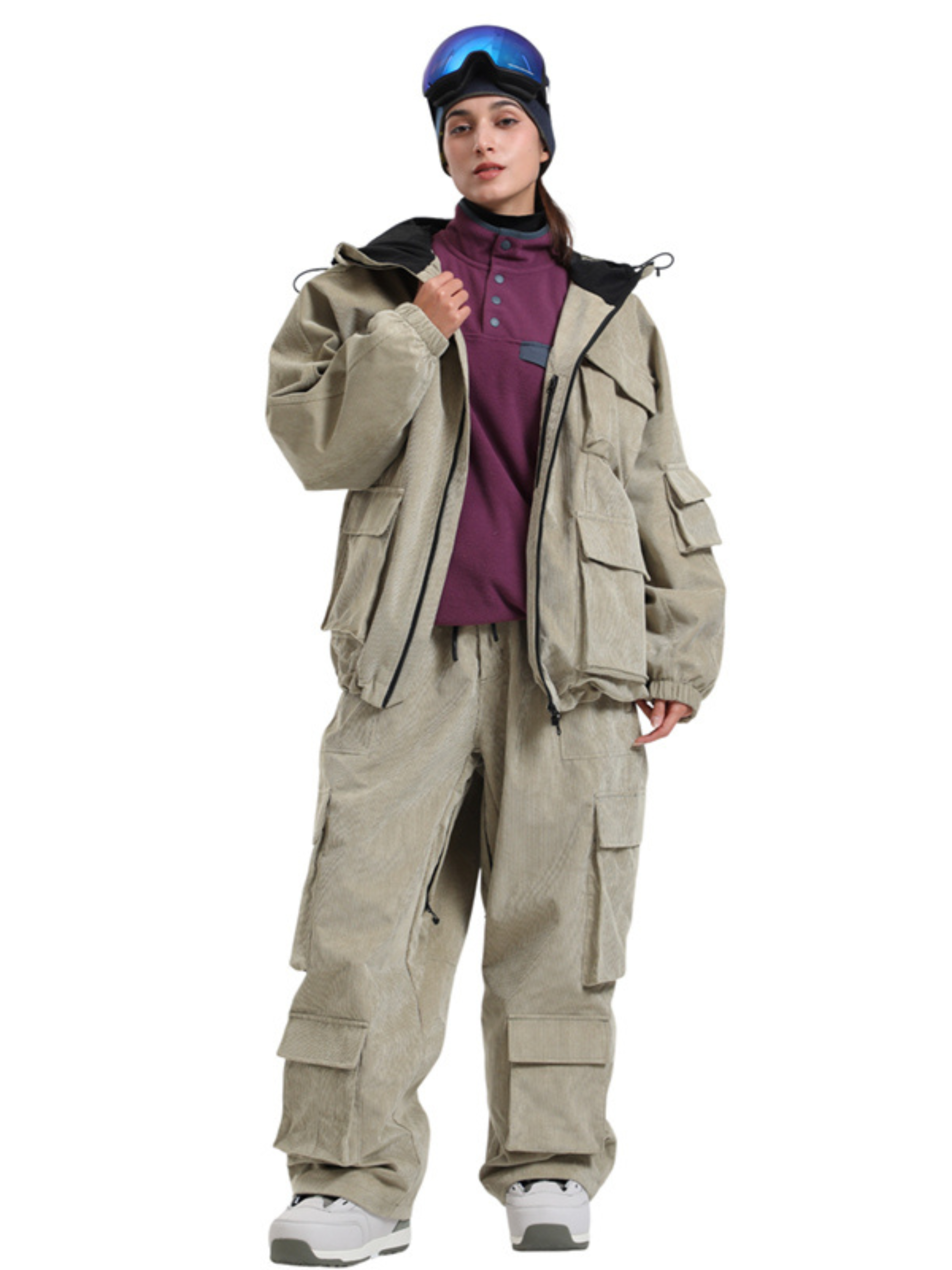 Moonclaw - Unisex Windproof Waterproof Multi-Pocket Ski Jacket