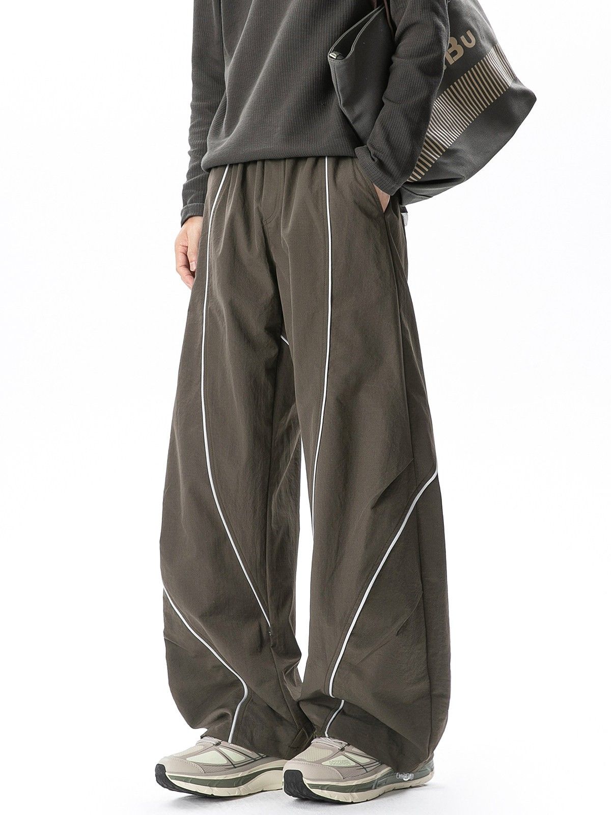 Crossridge - Unisex Water-Repellent Color-Block Paratrooper Pants