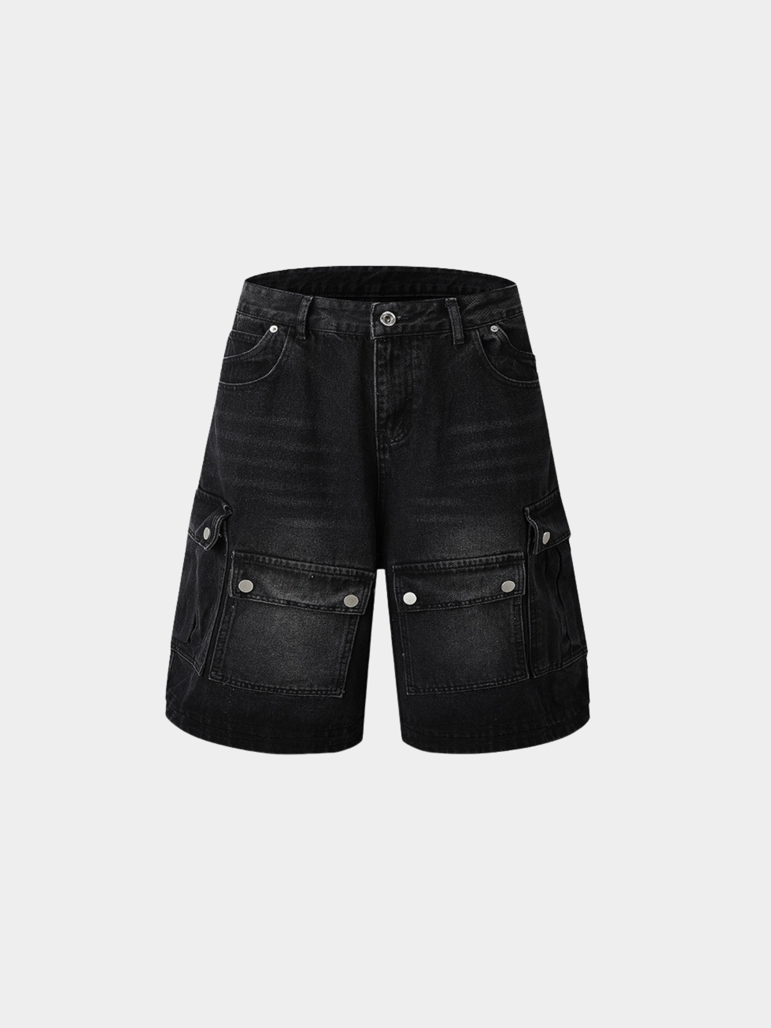 BaseStove - Men's Multi-Pocket Denim Shorts GONGGAR SPORTS