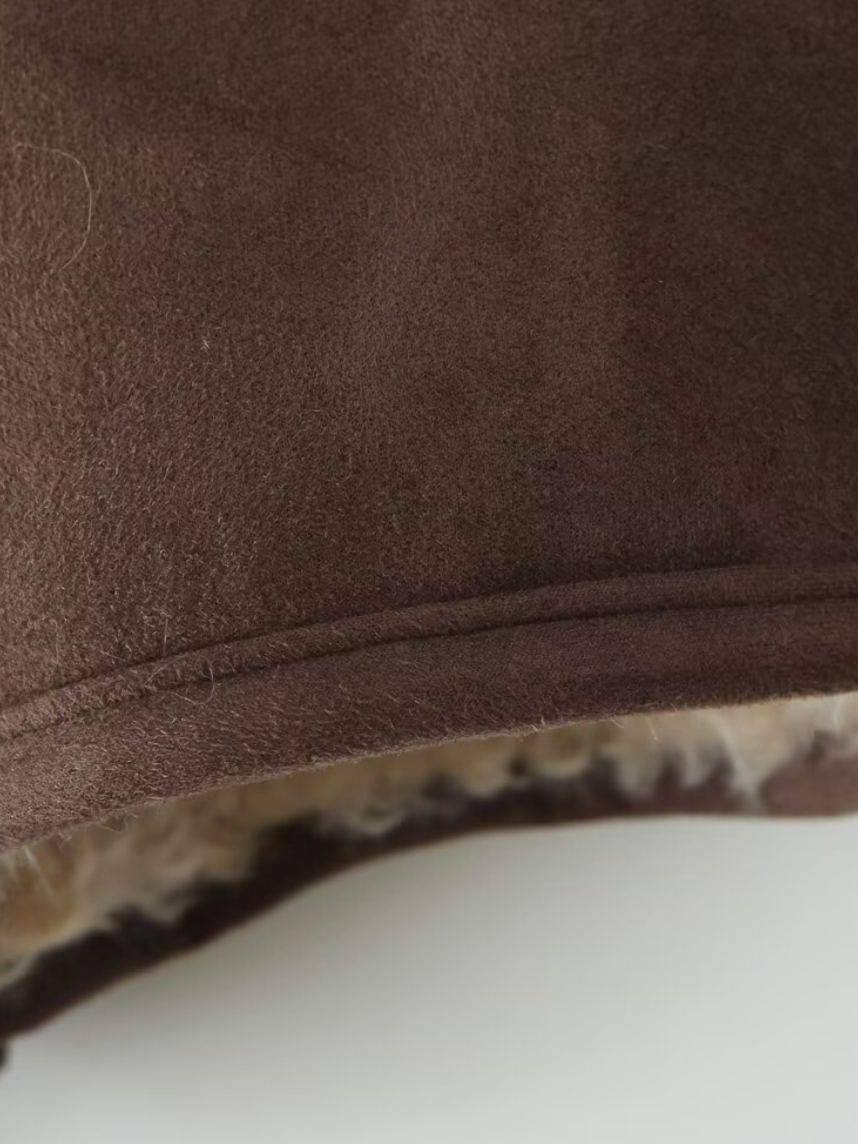Ashtrack - Women's Reversible Faux Suede & Sherpa Fleece Jacket