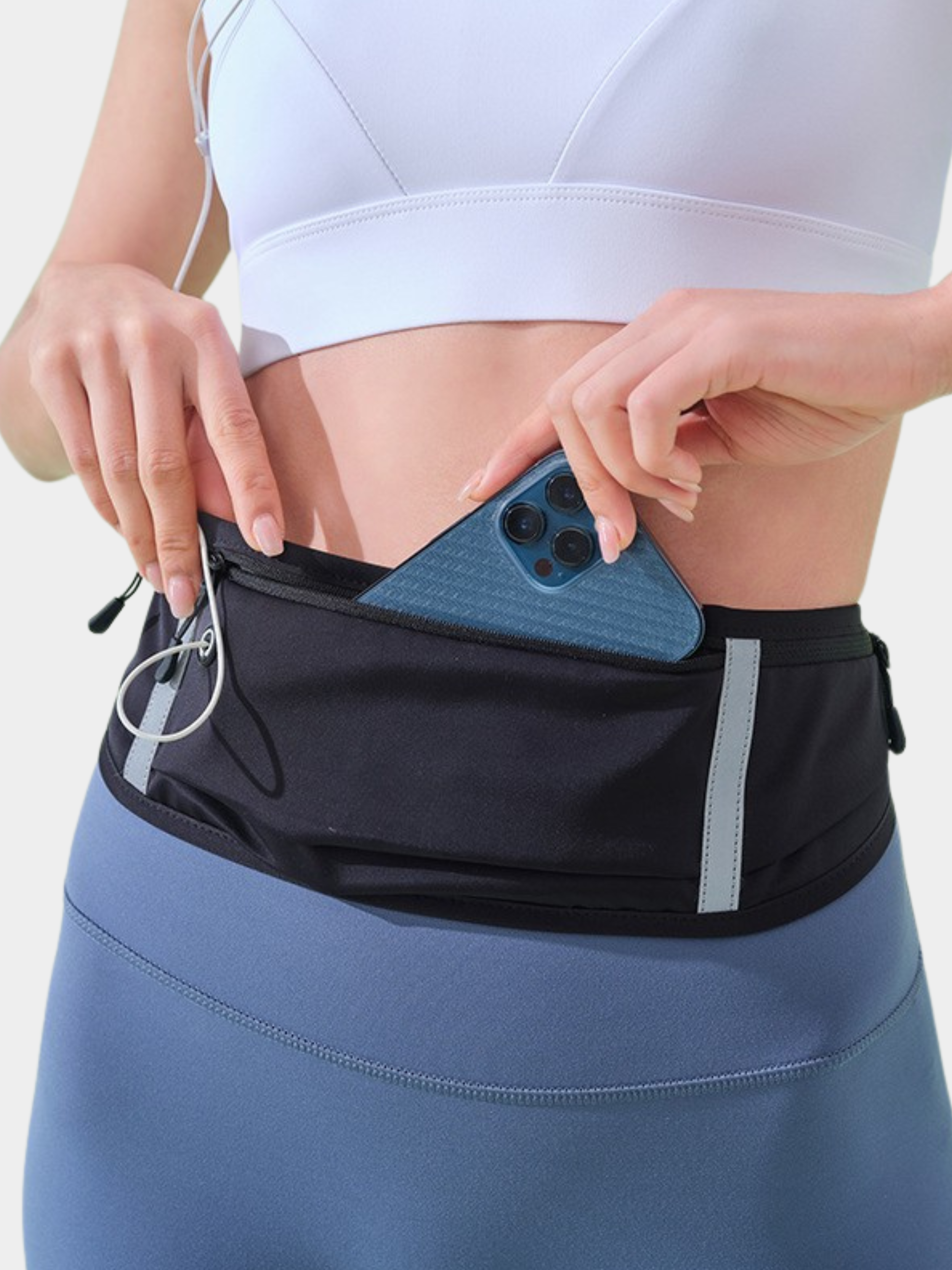 CougarPeak - Lightweight Reflective Fitness Crossbody Chest Bag