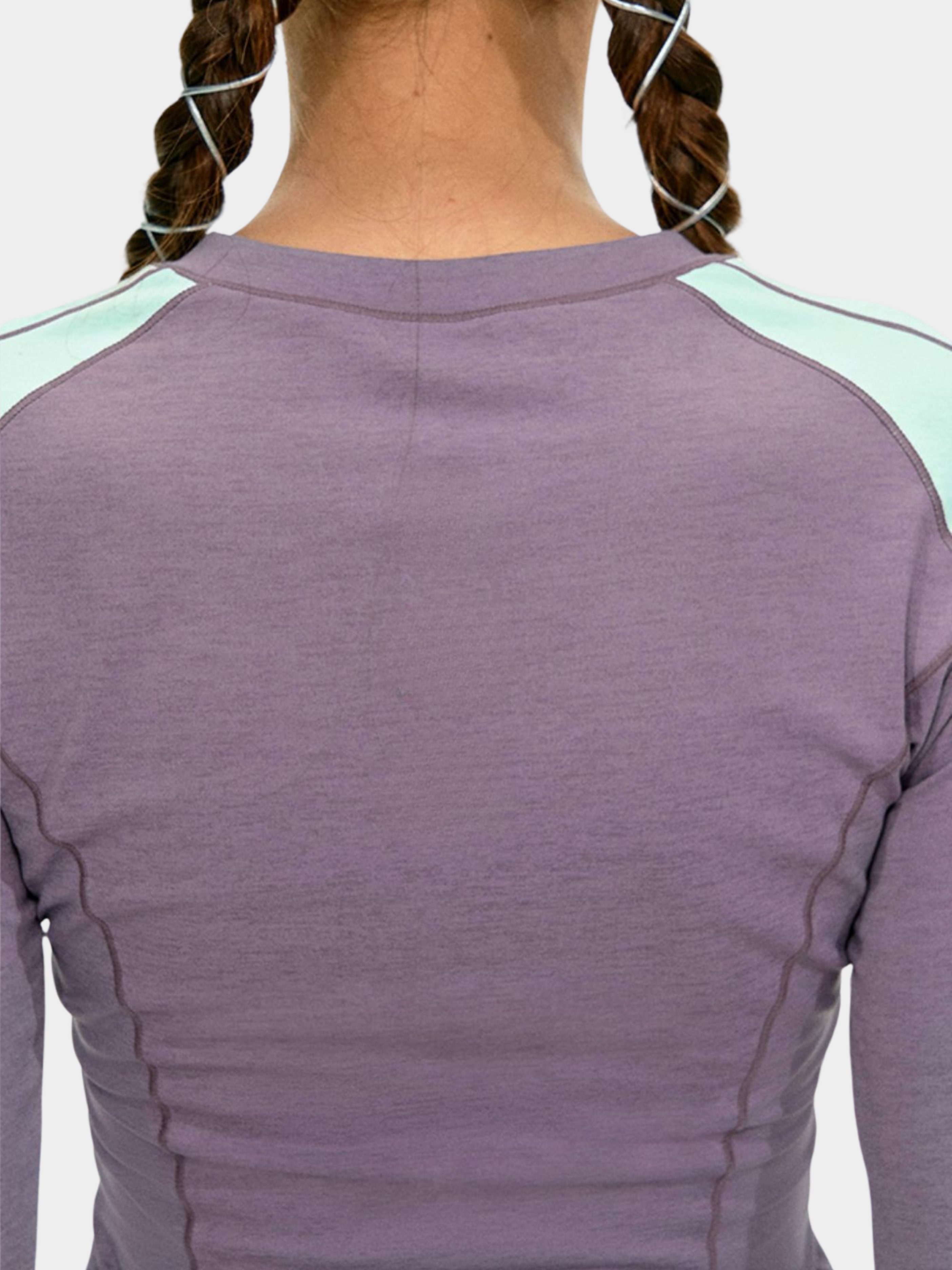 Moonfire - Moisture-Wicking Colorblock Fitted Base Layer Top
