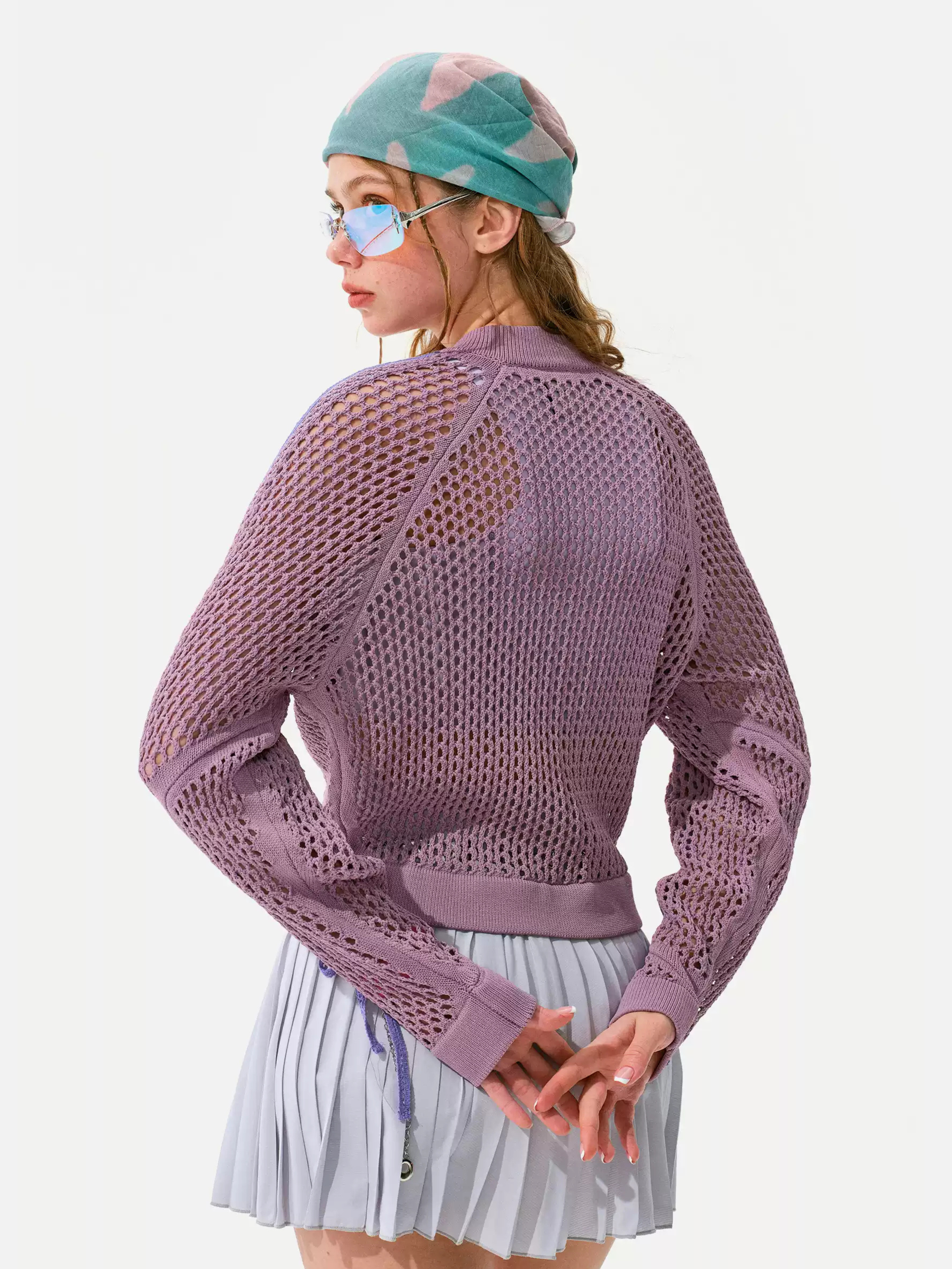 Drift - Women's Colorblock Mesh Stripe Zip-Up Jacket
