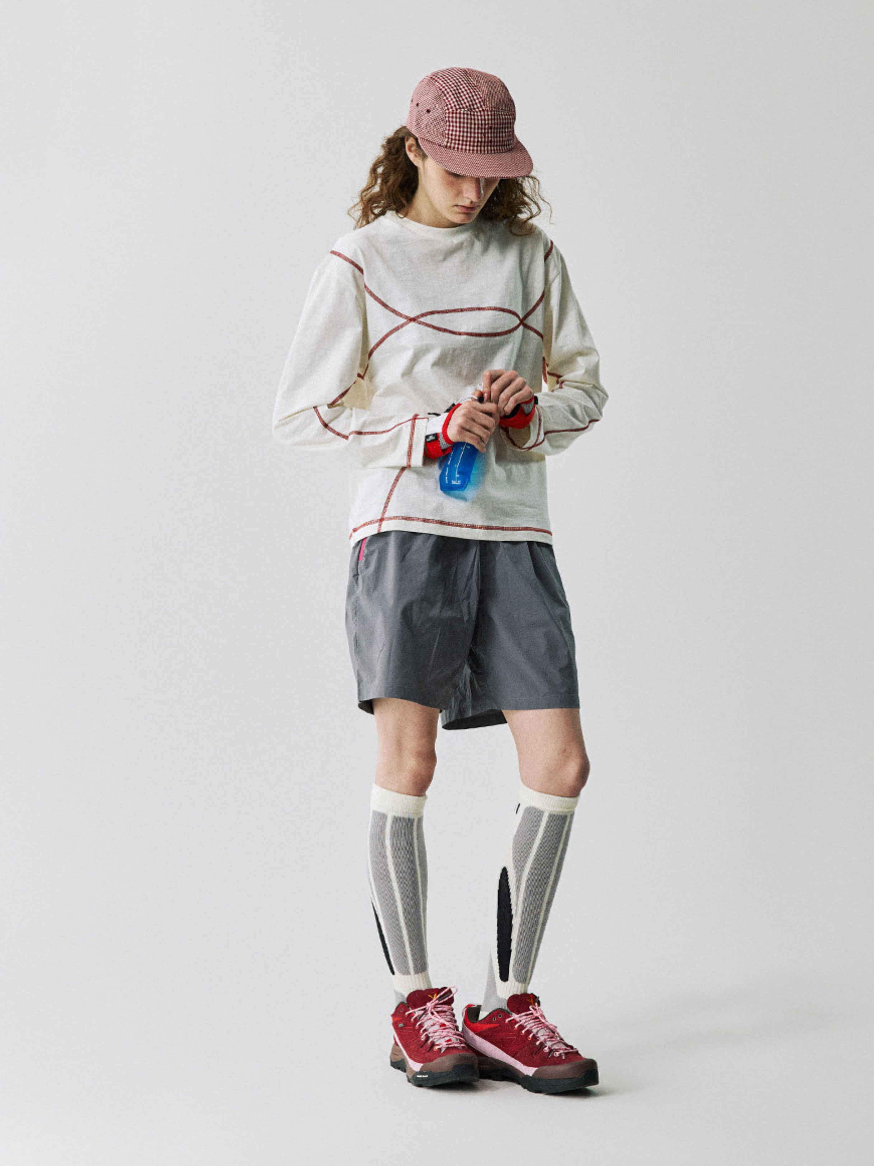 Glacialwind - Unisex Slub Cotton Breathable Running Long Sleeve