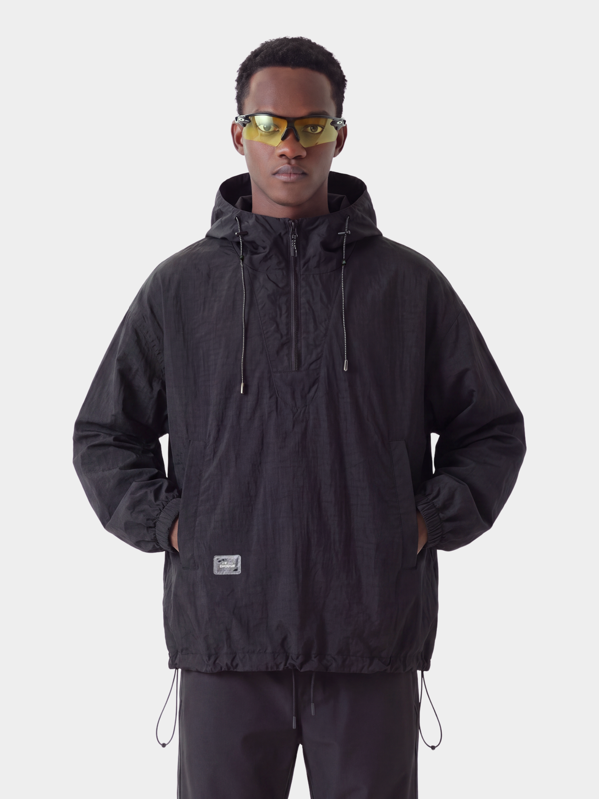 EdgePack - Unisex Half-Zip Water-Repellent Hooded Jacket