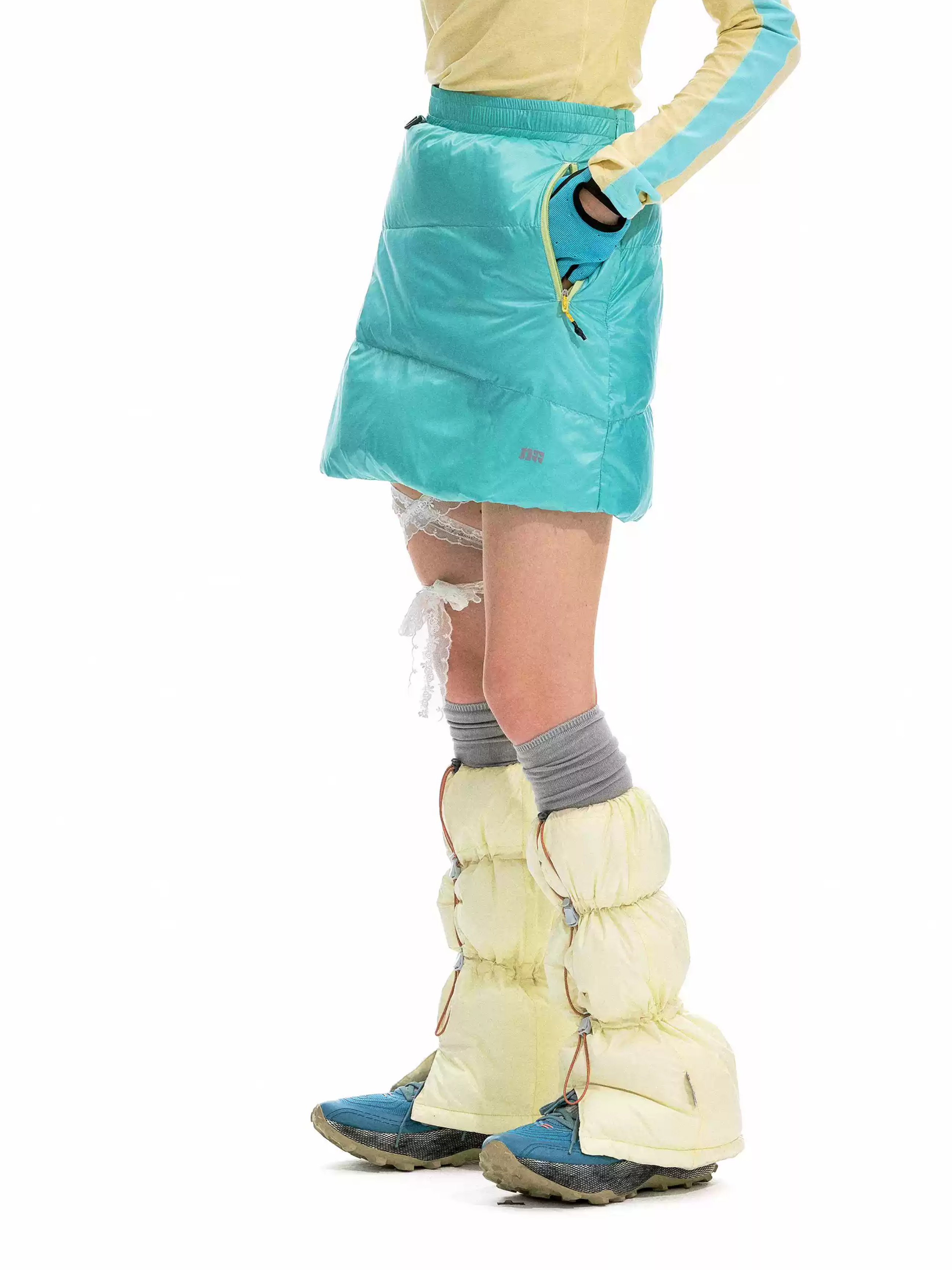Dustbreeze - Water-Repellent 800FP White Duck Down Thermal Leg Warmers