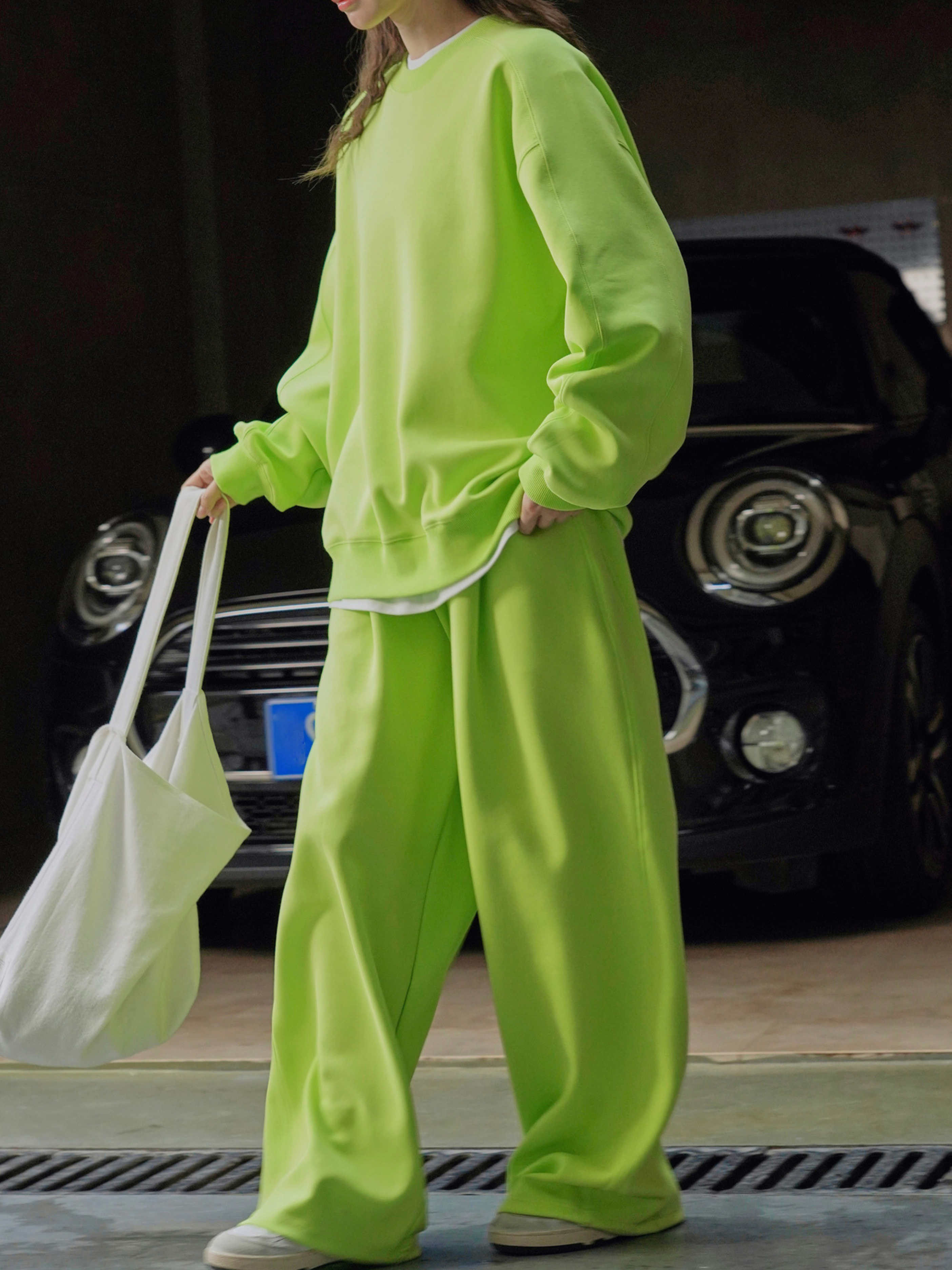 WolfView - Women's Air-Layer Loose-Fit Wide-Leg Sweatpants