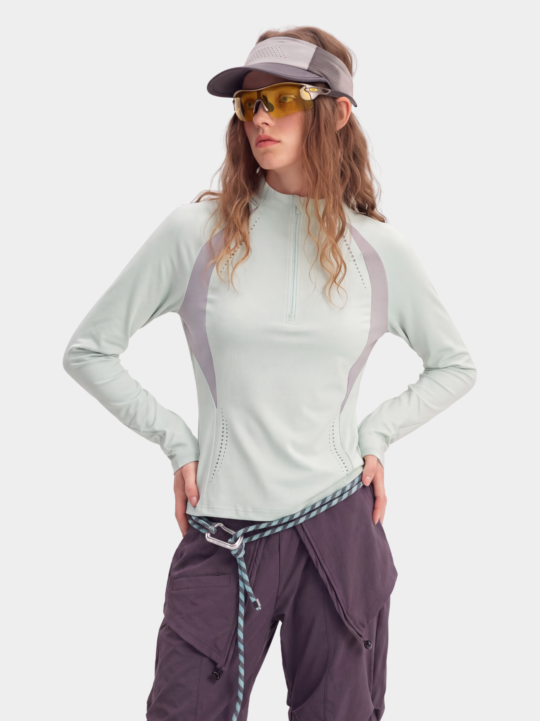 FlexTrail - Women's Moisture-Wicking Breathable Quick-Dry Long-Sleeve T-Shirt