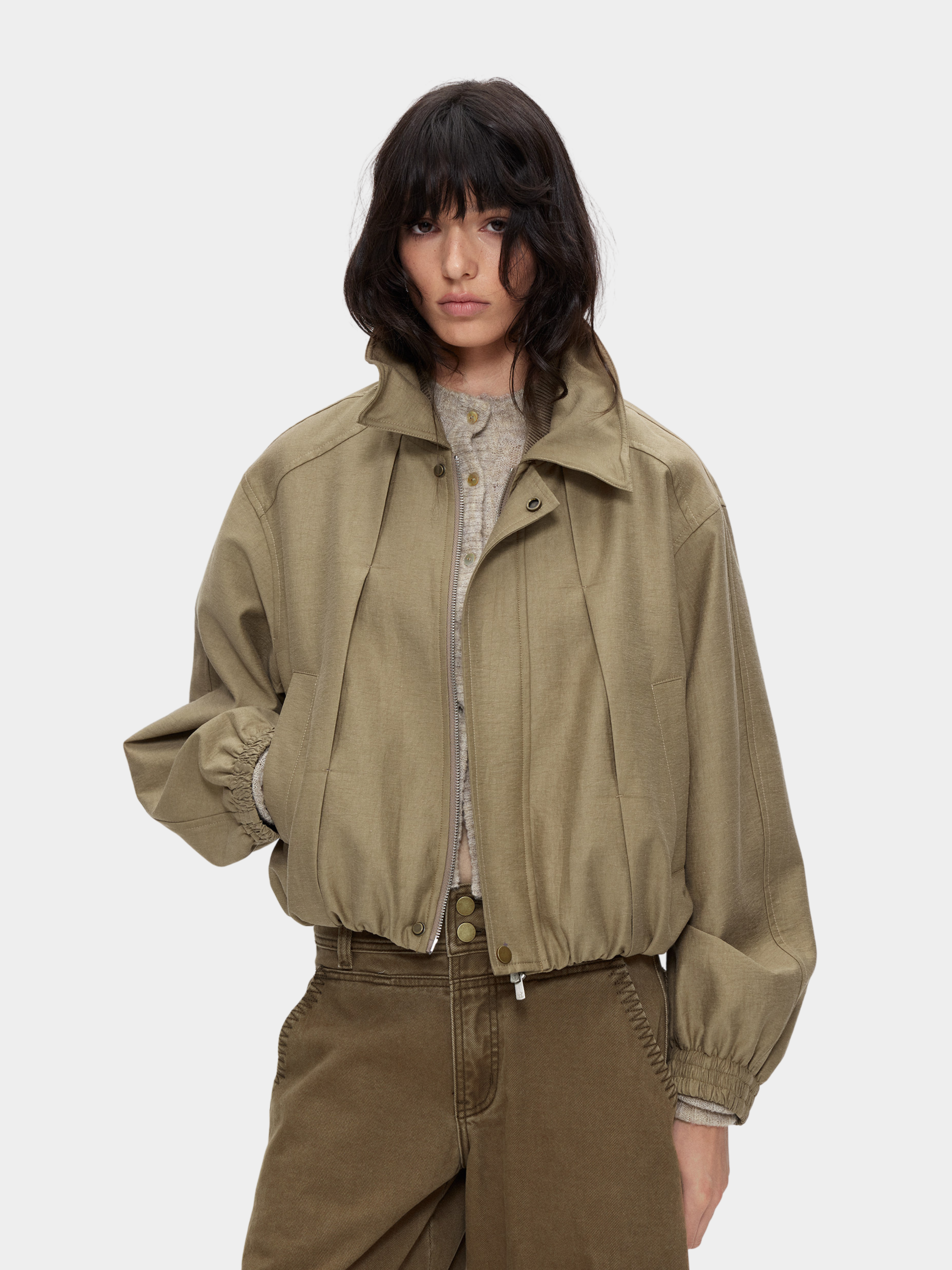 Ashflare - Women's TENCEL™ Linen Blend Structured Jacket