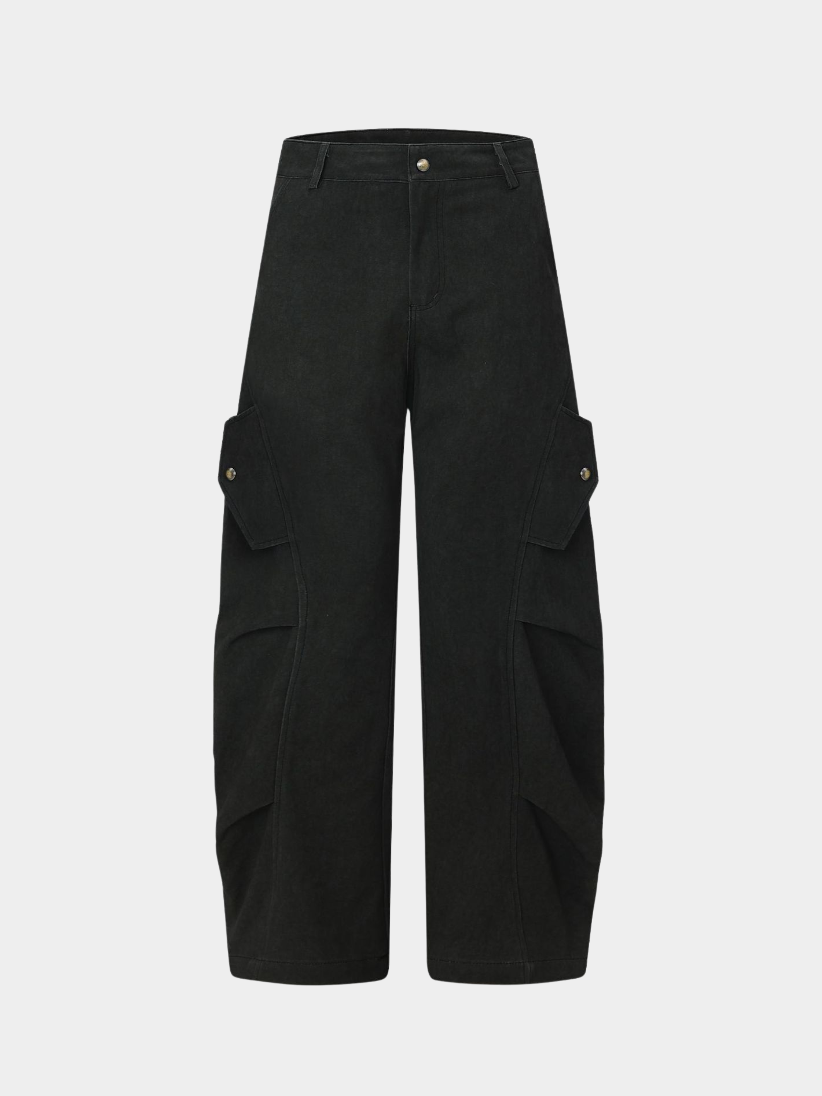 FoxDrop - Unisex Retro Paratrooper-Inspired Wide-Leg Utility Pants GONGGAR SPORTS
