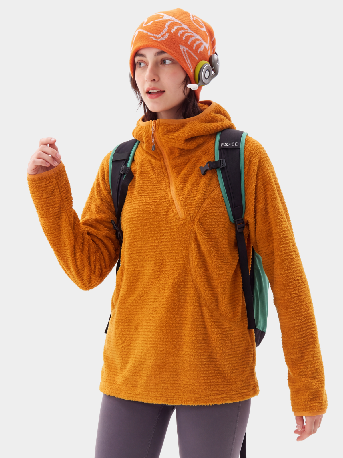LiteMist - Lightweight Textured Fleece Half-Zip Sweatshirt