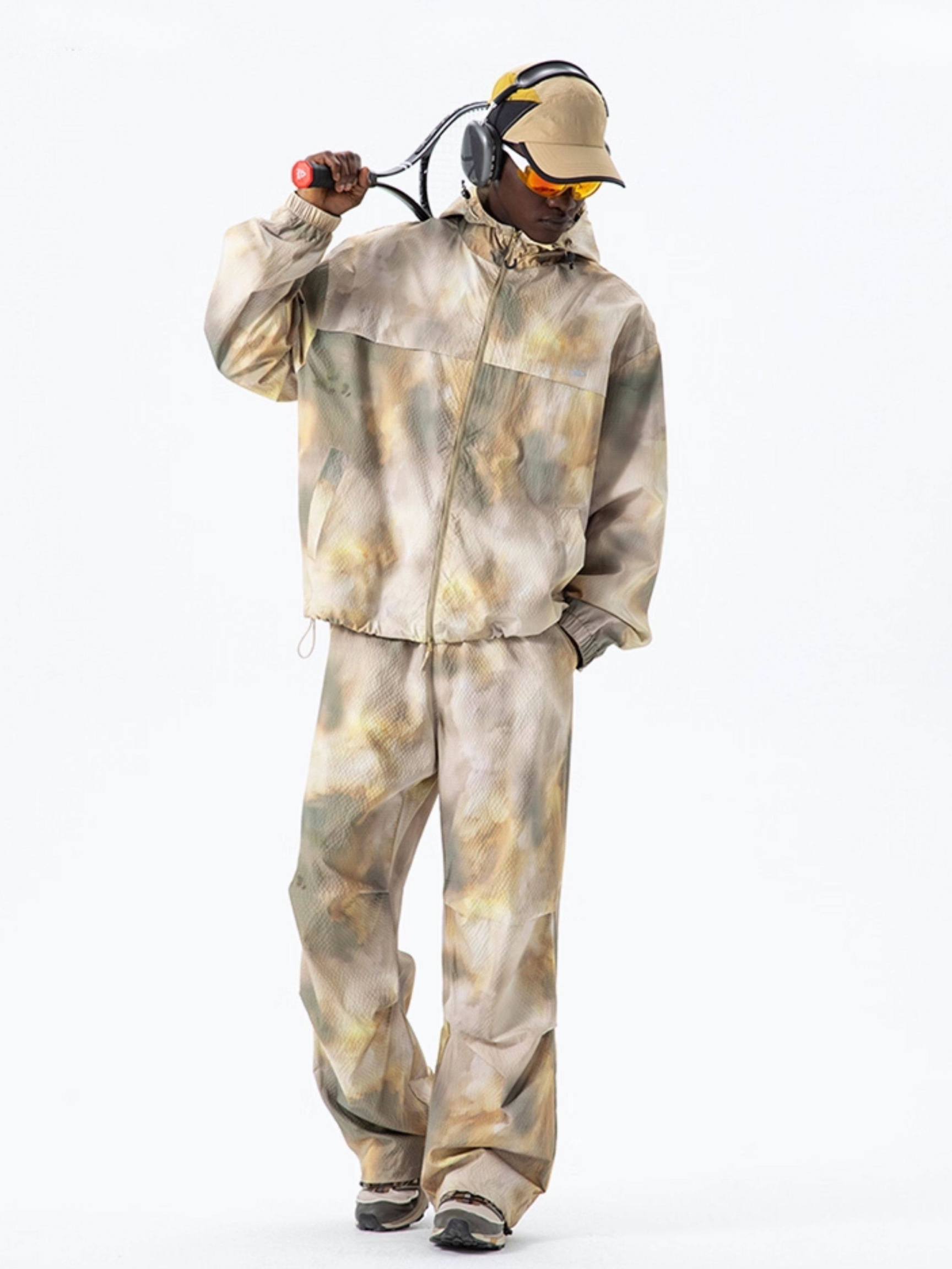 Crimp - Water-Repellent Tie-Dye Cargo Pants