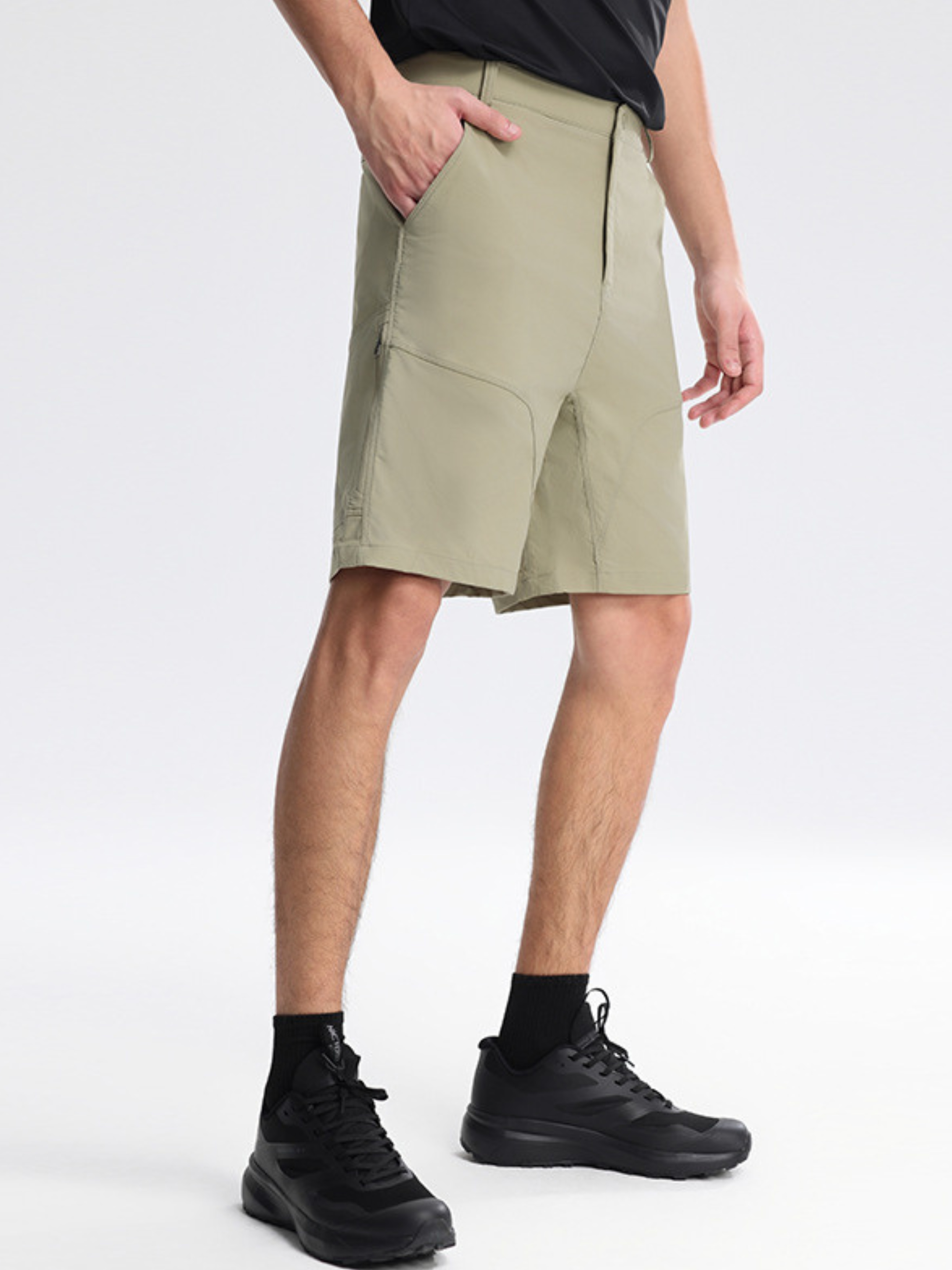 AquaPouch - Men's Breathable Quick-Dry Hiking Shorts GONGGAR SPORTS