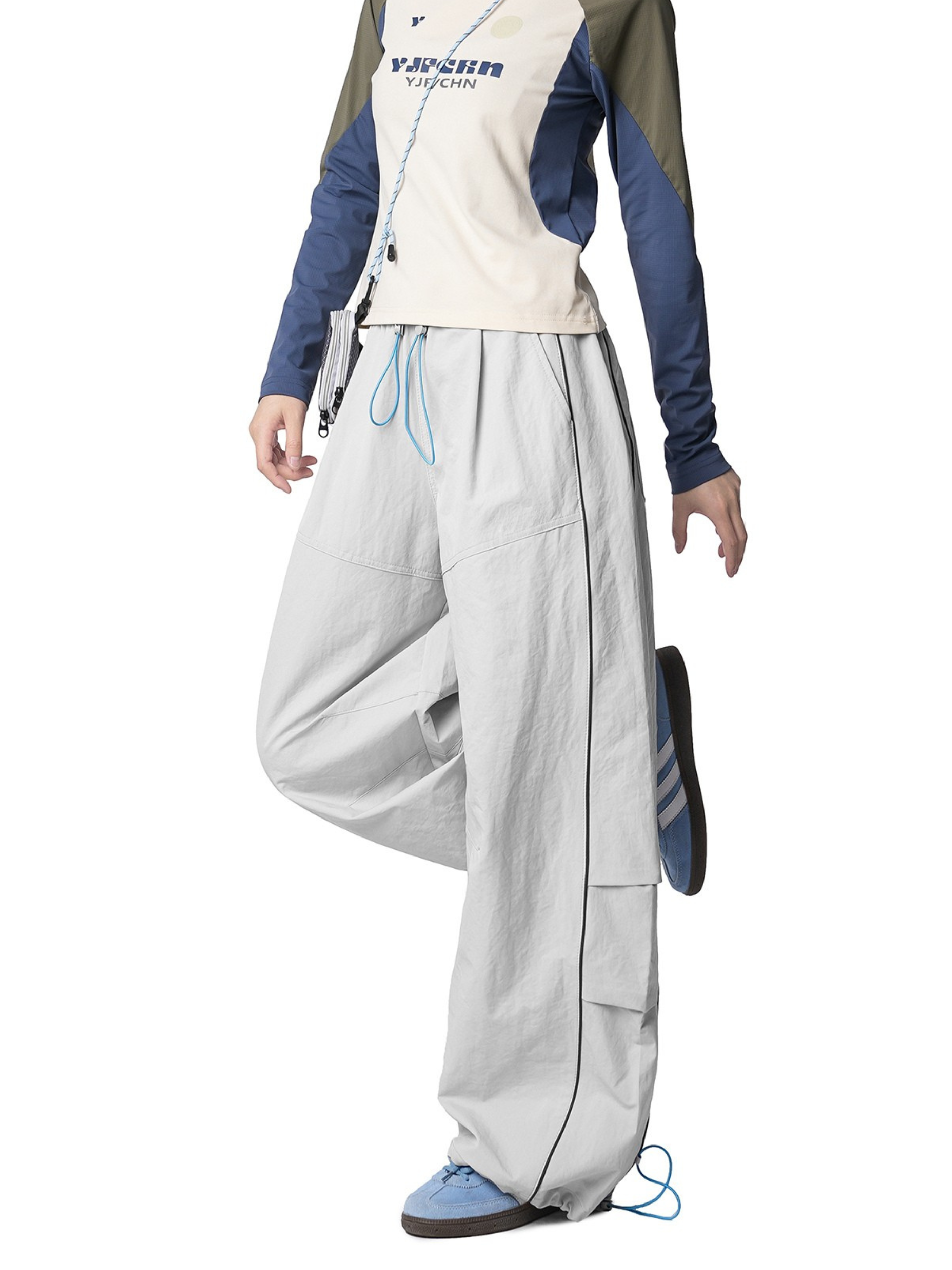 Earthtrail - Women's Straight-Leg Wide Cargo Paratrooper Pants