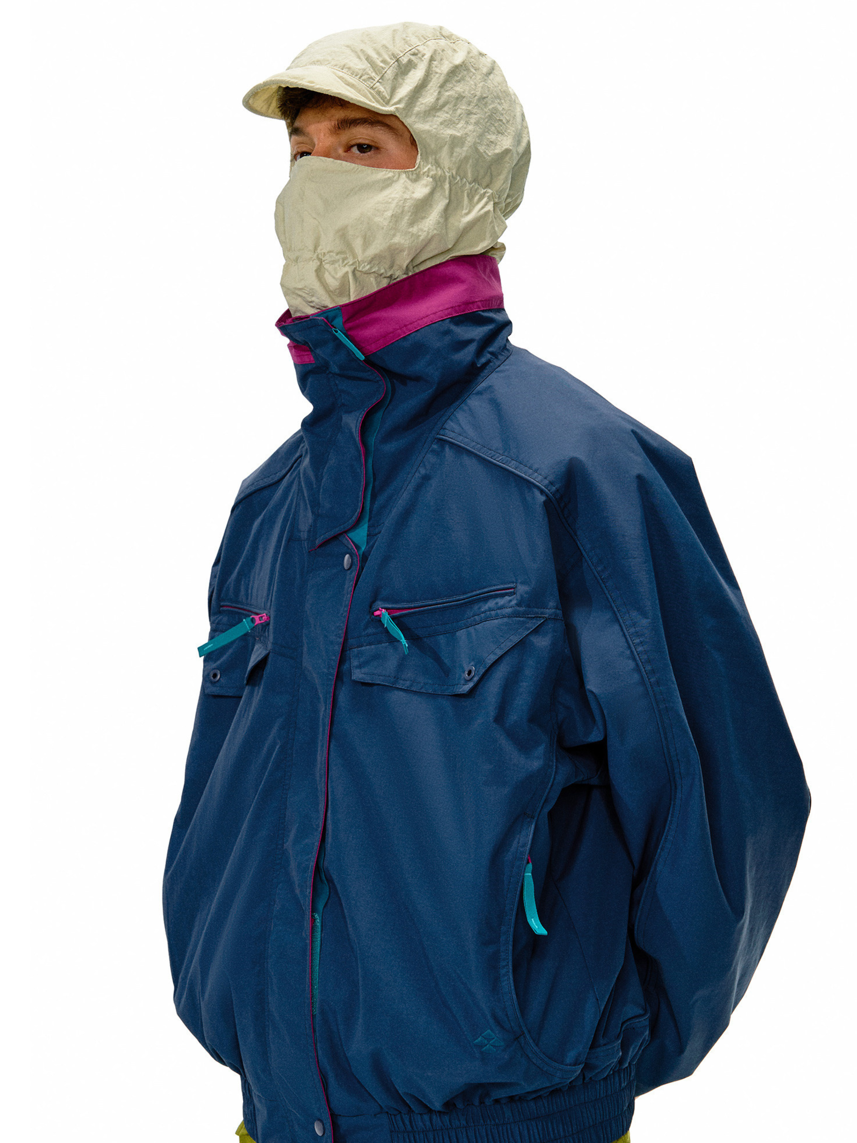 Driftcrest - Men's Colorblock Waterproof Windbreaker Jacket