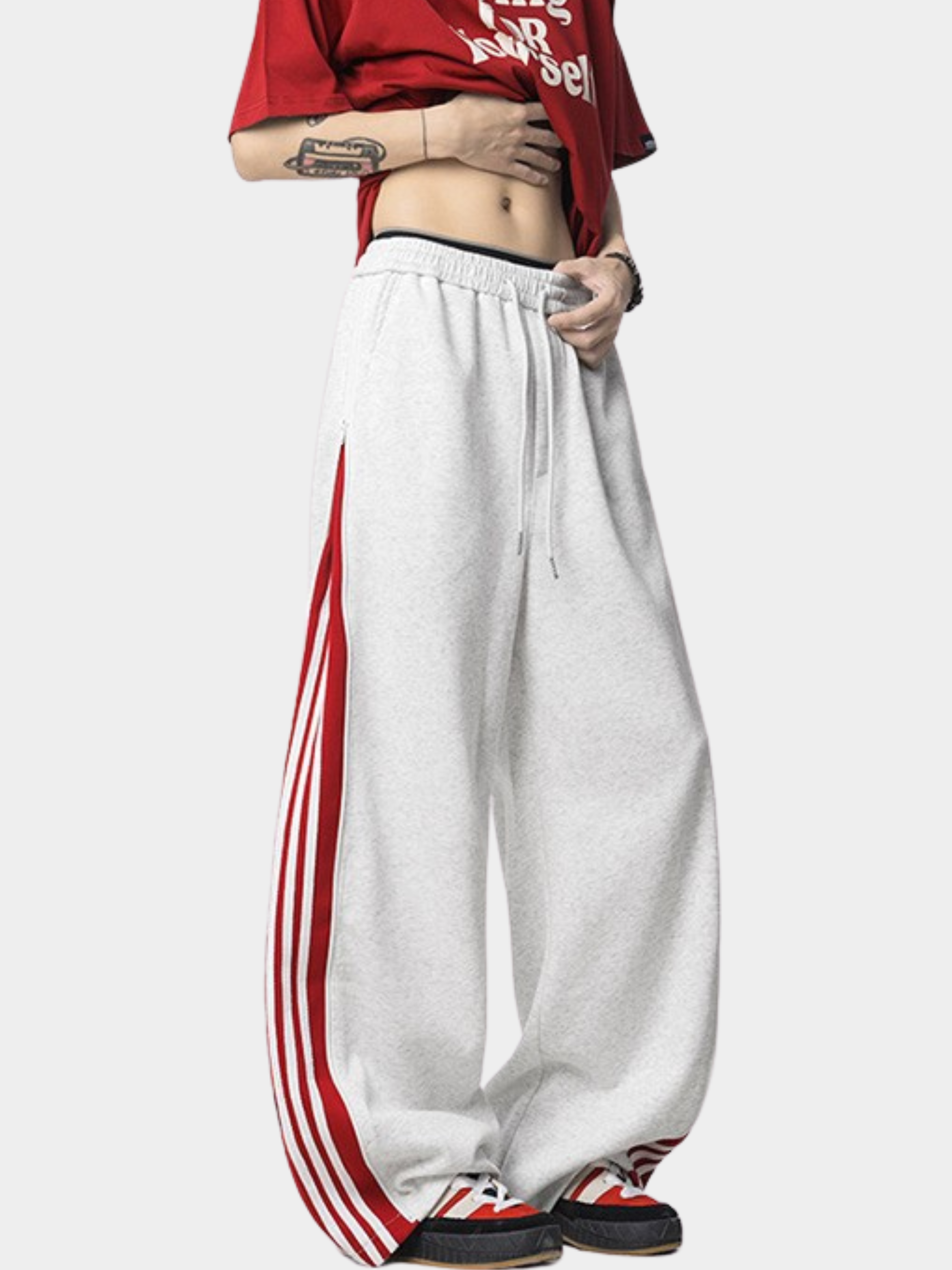 DryCoat - Men's Side Zipper Stripe Jogger Pants