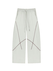 FrostDash - Lightweight Loose Colorblock Hasso Stitch Pants