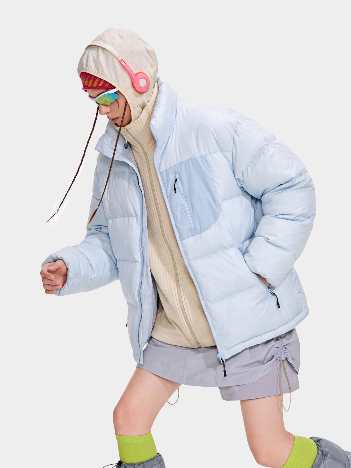 Mesaflat - Water-Repellent Insulated Stand Collar Insulated Jackets