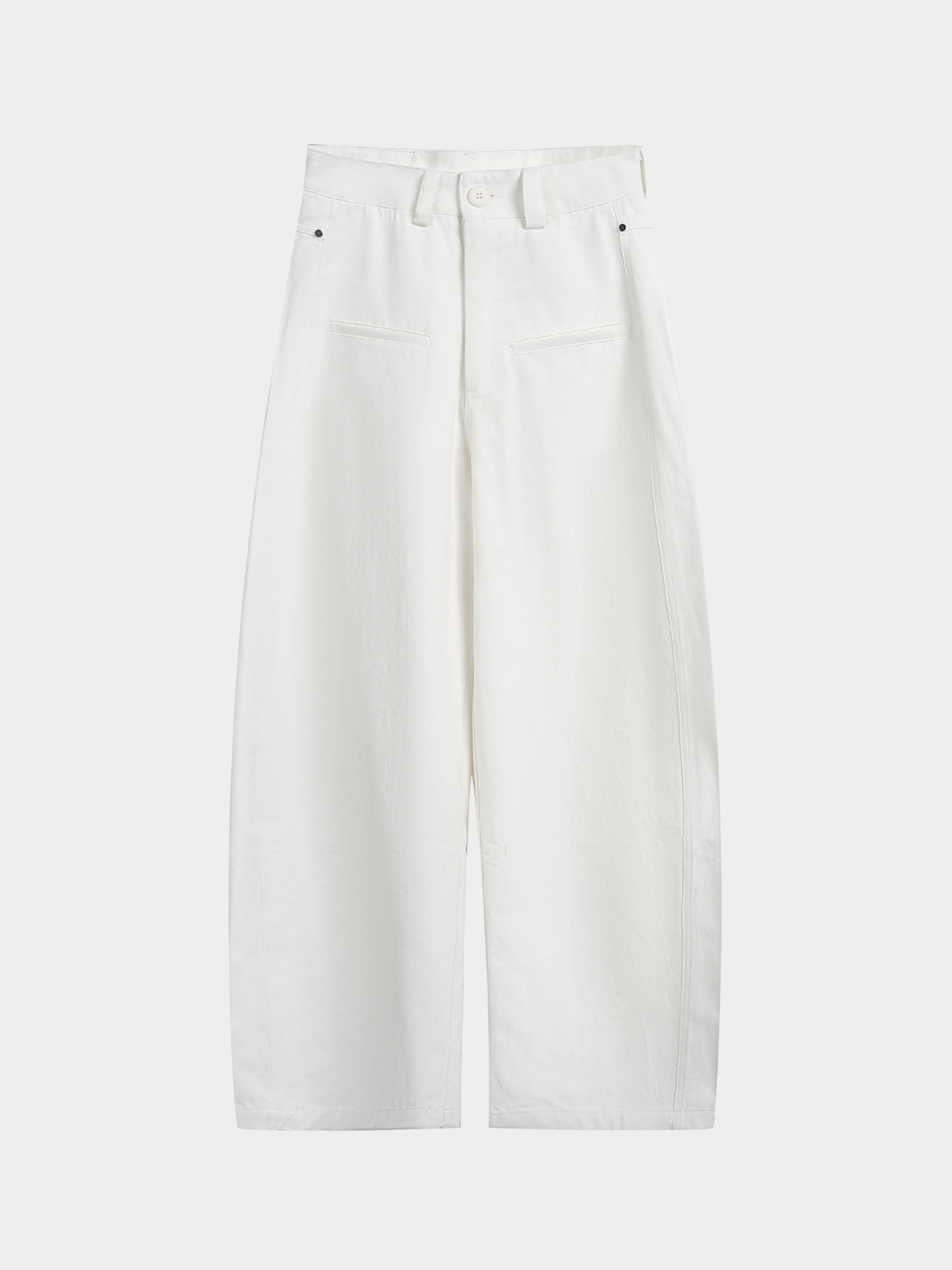 Horizontrail - Unisex Pure Cotton Relaxed Straight Blade-Cut Pants