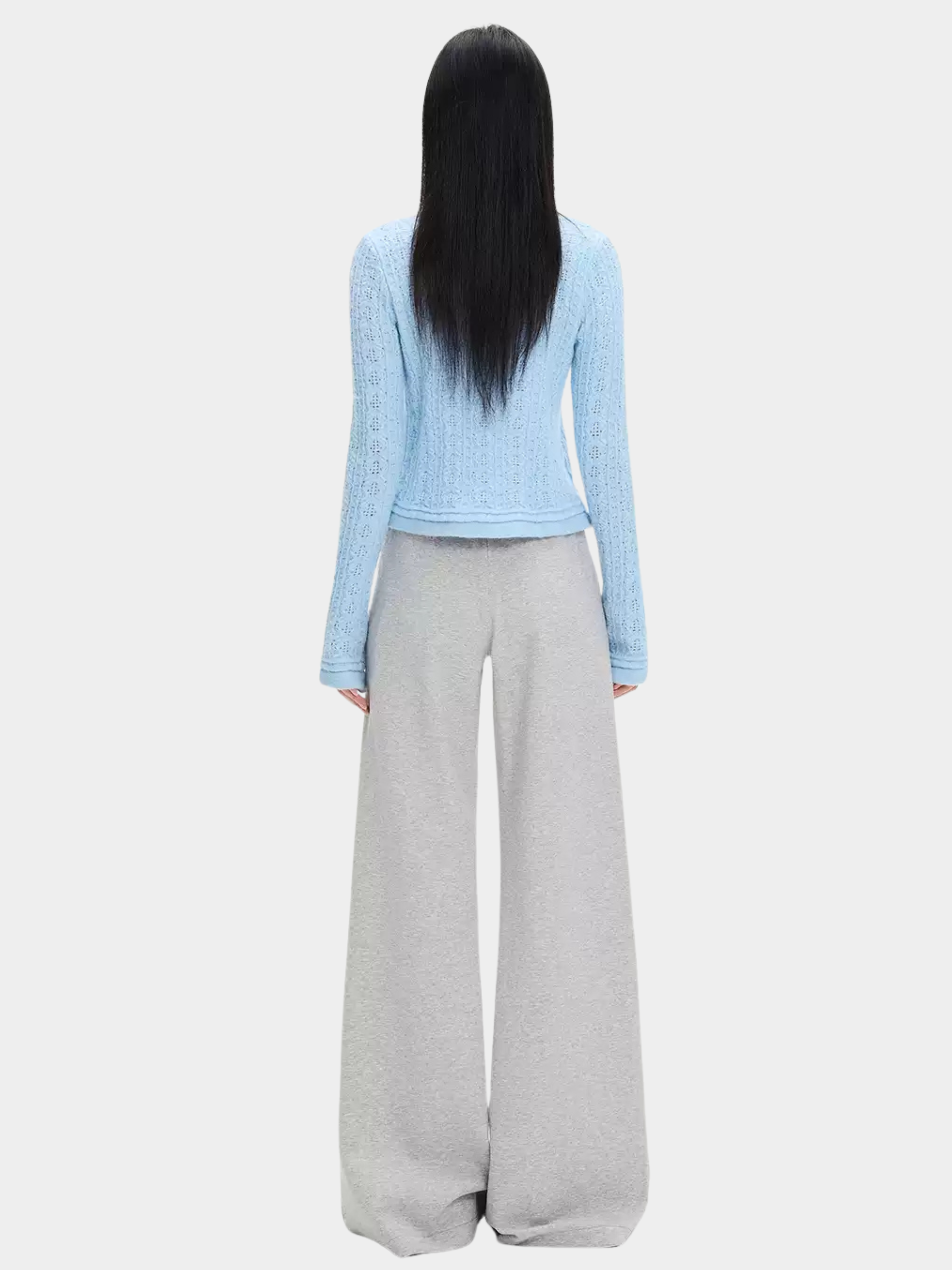 StoneDash - Women's Contrast Trim Stretch Flared Pants
