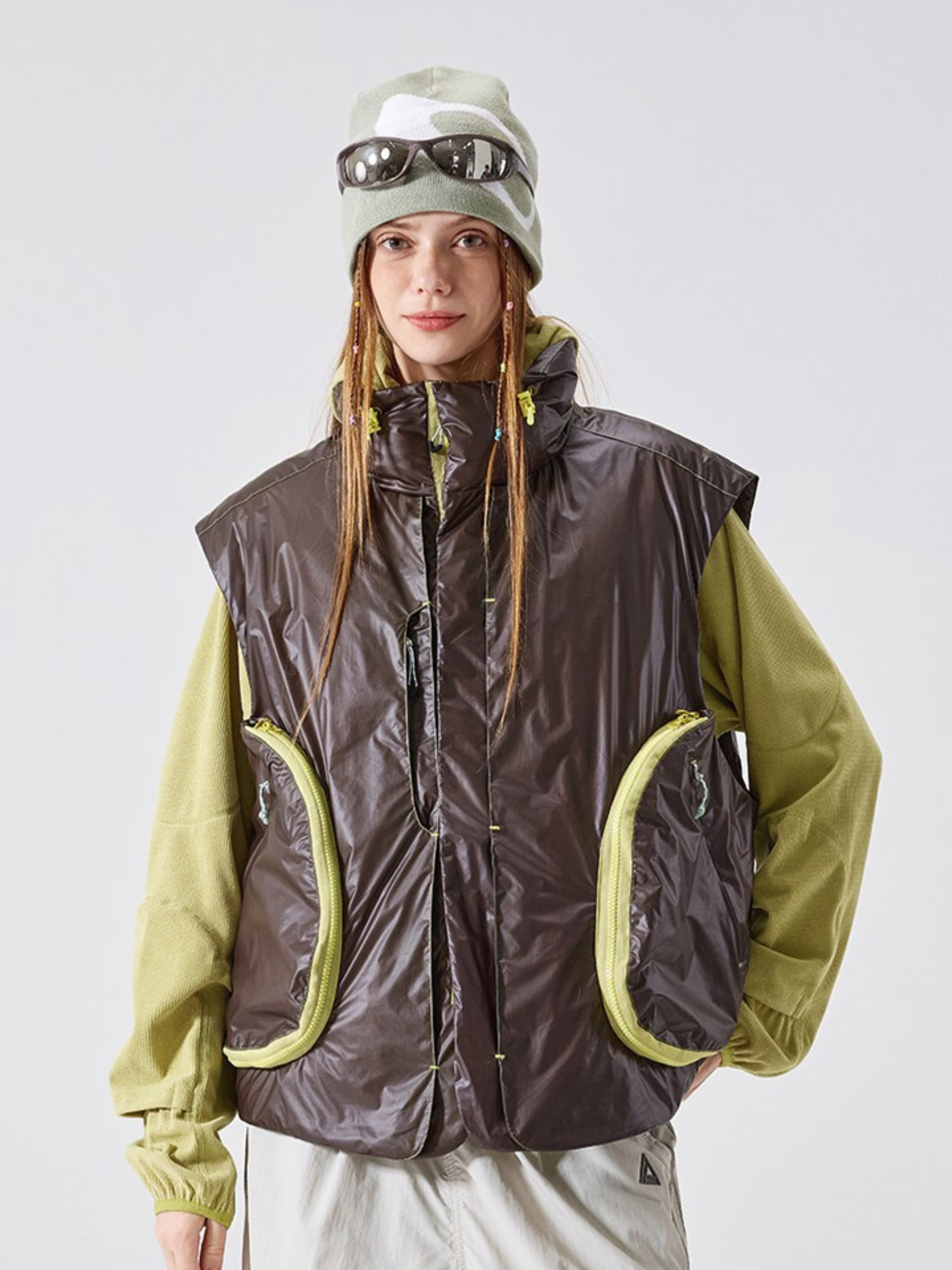 DryWrap - Unisex ColorShift Thermal 90% White Duck Down Vest