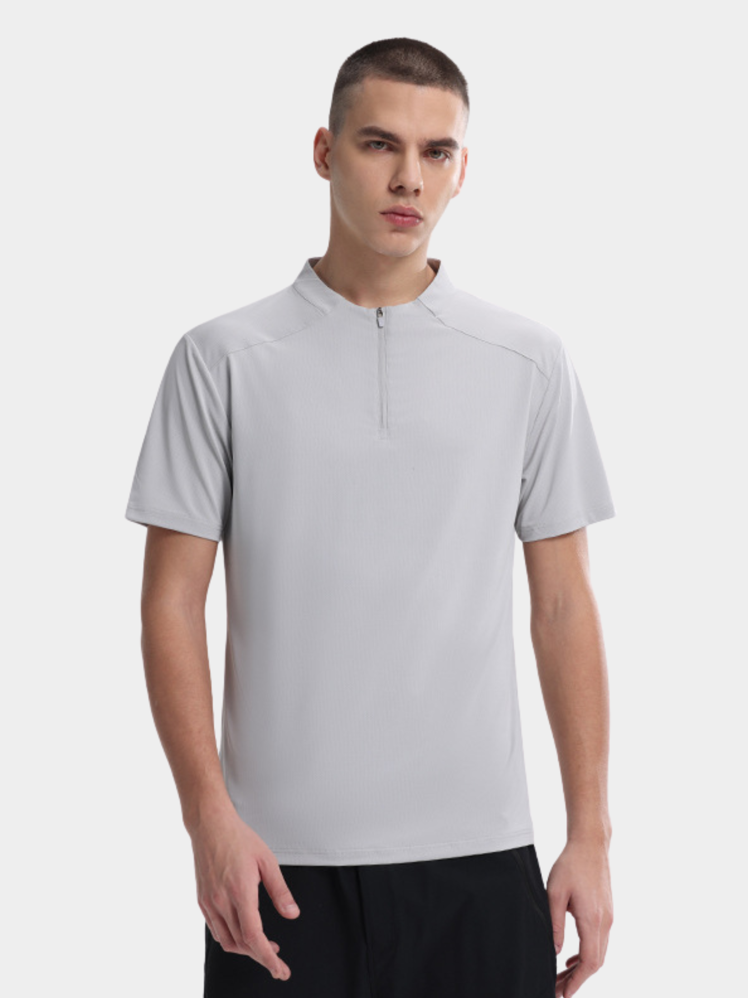 ClimbStick - Men's High-Stretch Quick-Dry Half-Zip Short Sleeve GONGGAR SPORTS