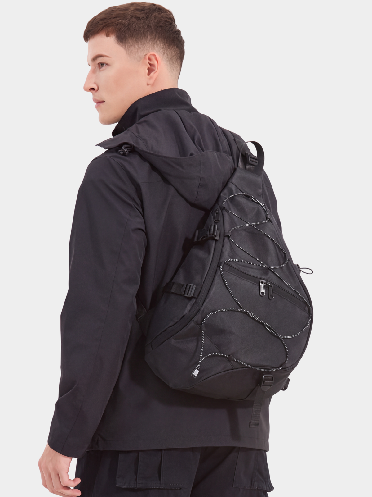TravelLite - Multi-Compartment Water-Repellent Crossbody Bag
