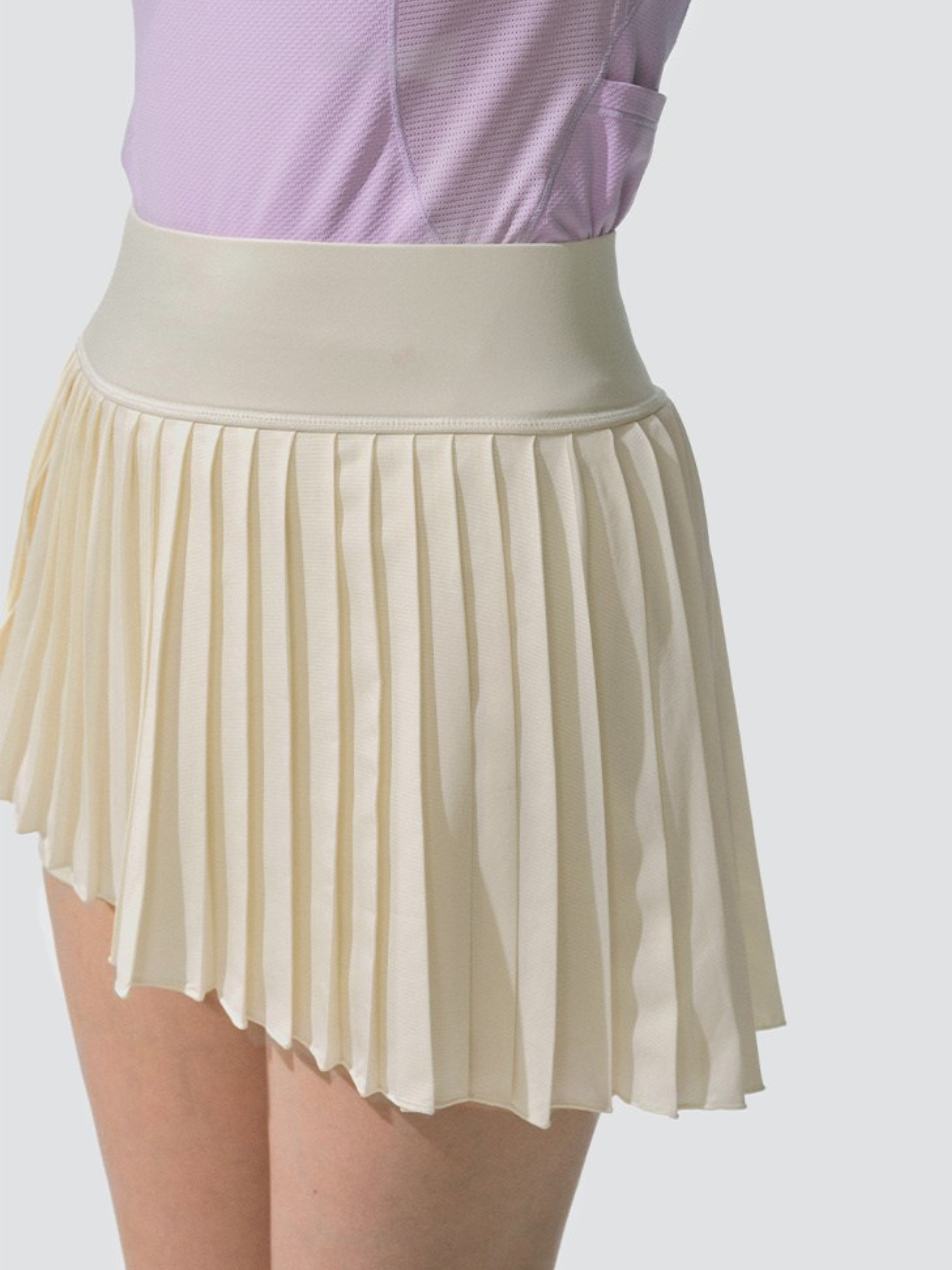 Shard - Women's Asymmetric Pleated Active Skirt