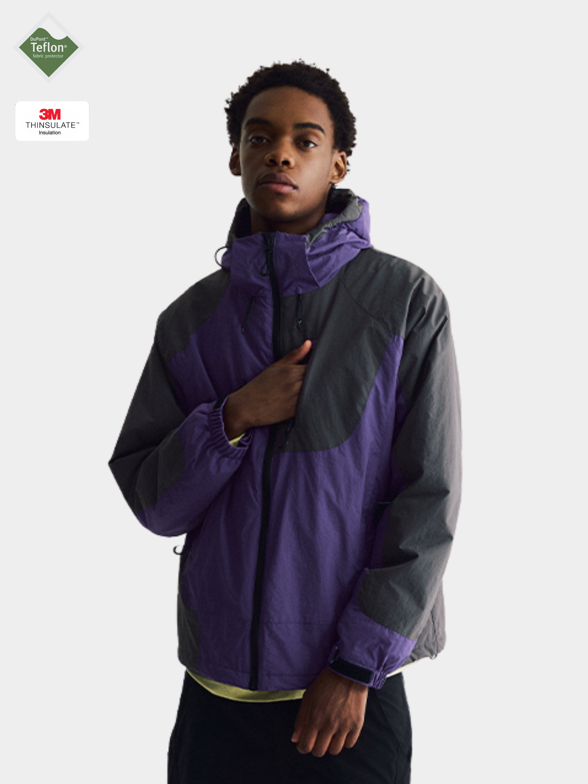 AshLife - Unisex Teflon Waterproof Windproof Insulated Jacket GONGGAR SPORTS