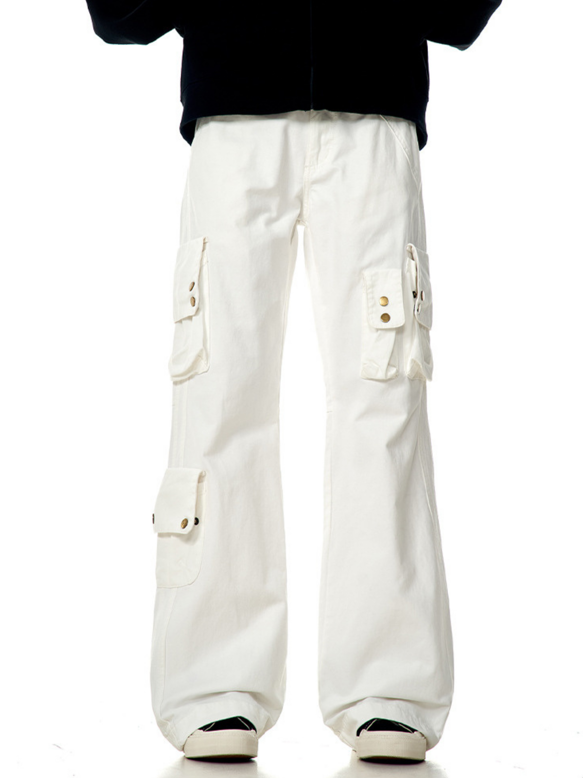 FoxLine - Unisex American Multi-Pocket Cargo Pants GONGGAR SPORTS