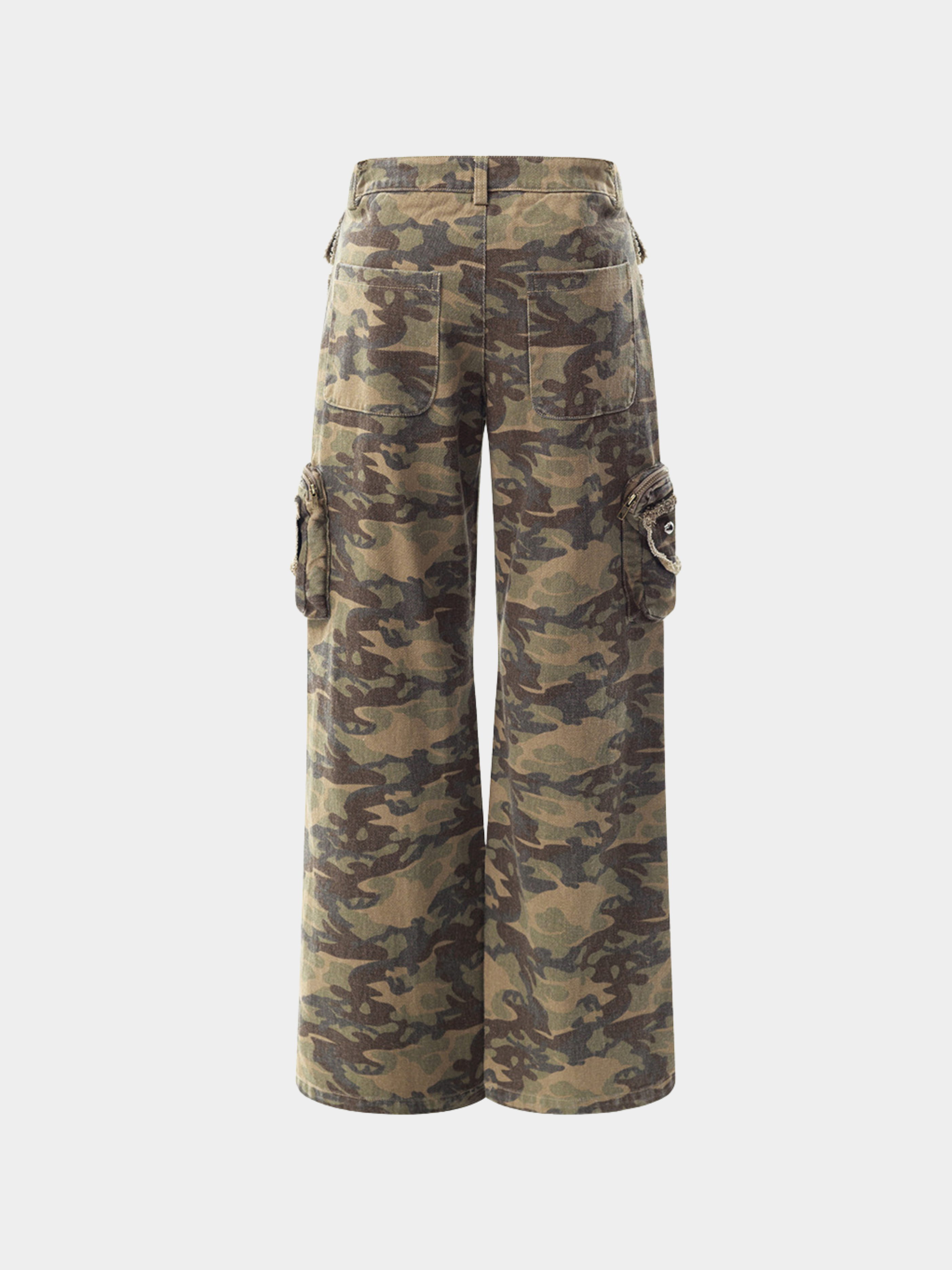 GlideBag - Men's Camo Flare Denim Pants GONGGAR SPORTS