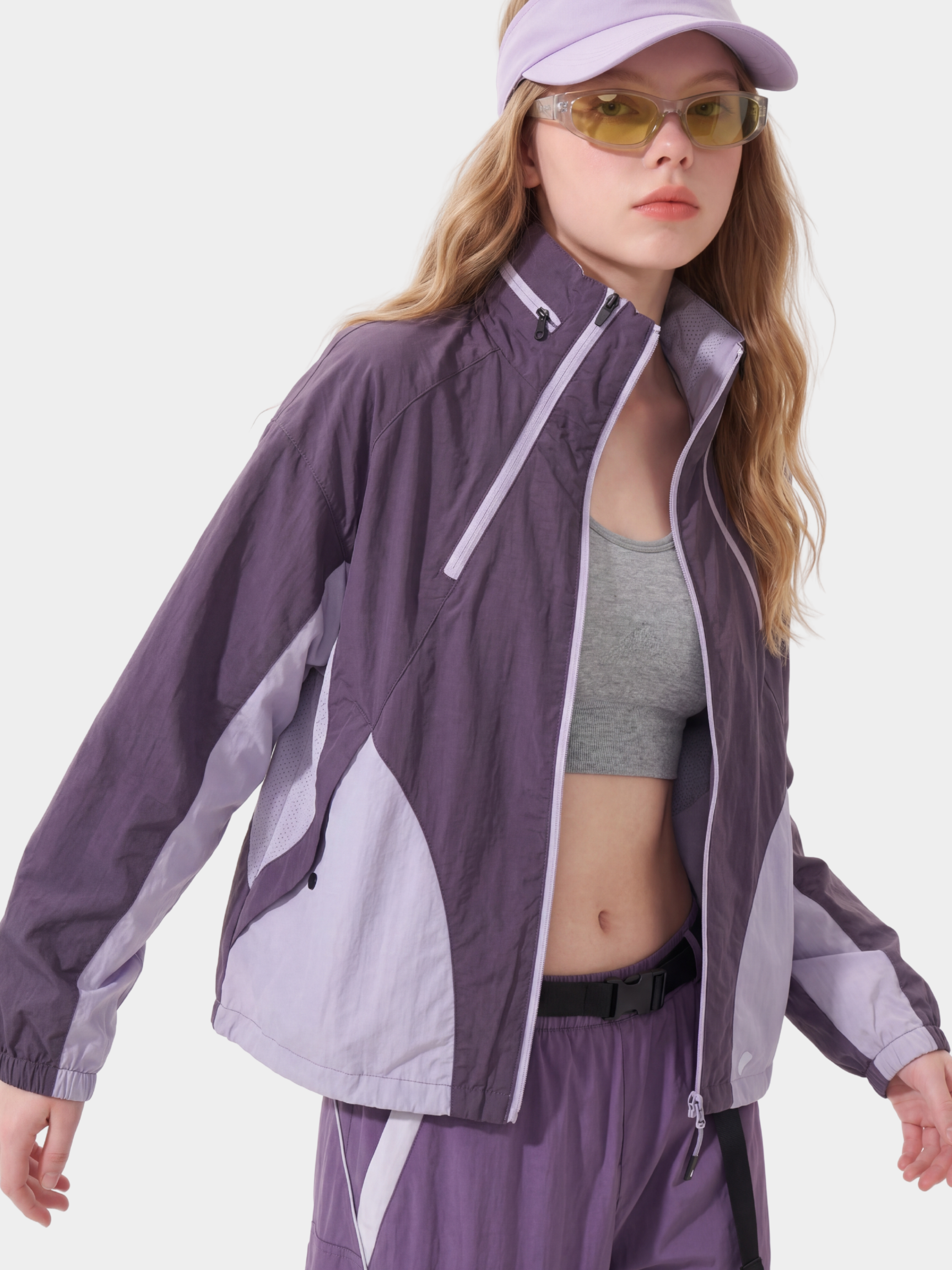 WideSkies - Women's UPF50+ Perforated Breathable Sun Protection Jacket