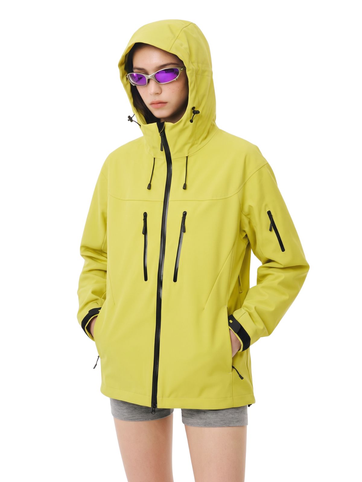 AshVault - Unisex 5,000mm Waterproof Windproof Seam-Sealed Shell Jacket